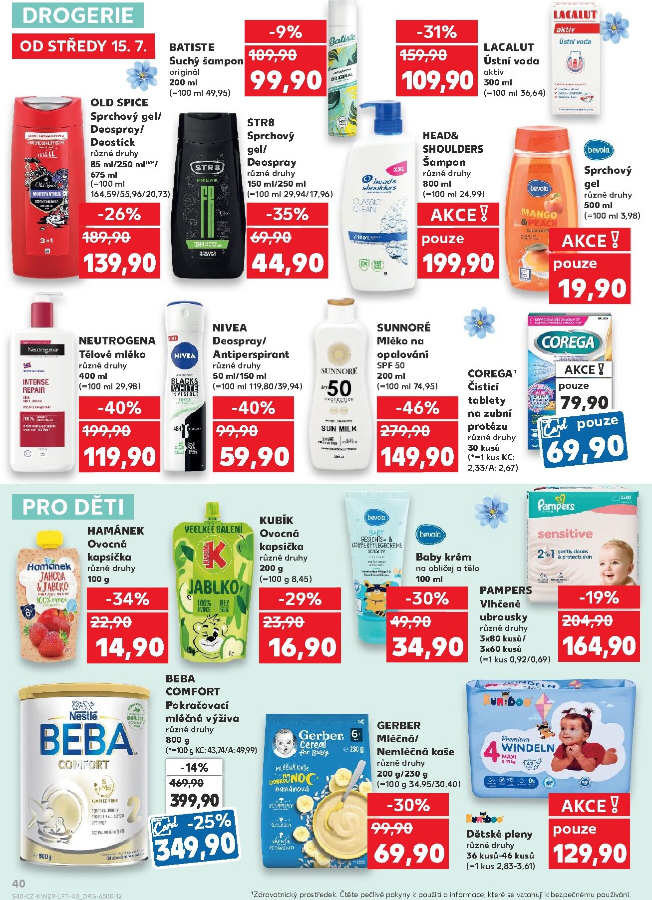 kaufland - Aktuální Kaufland - Leták - Brno leták platný od středy 15.07.2026 do úterý 21.07.2026 - page: 40