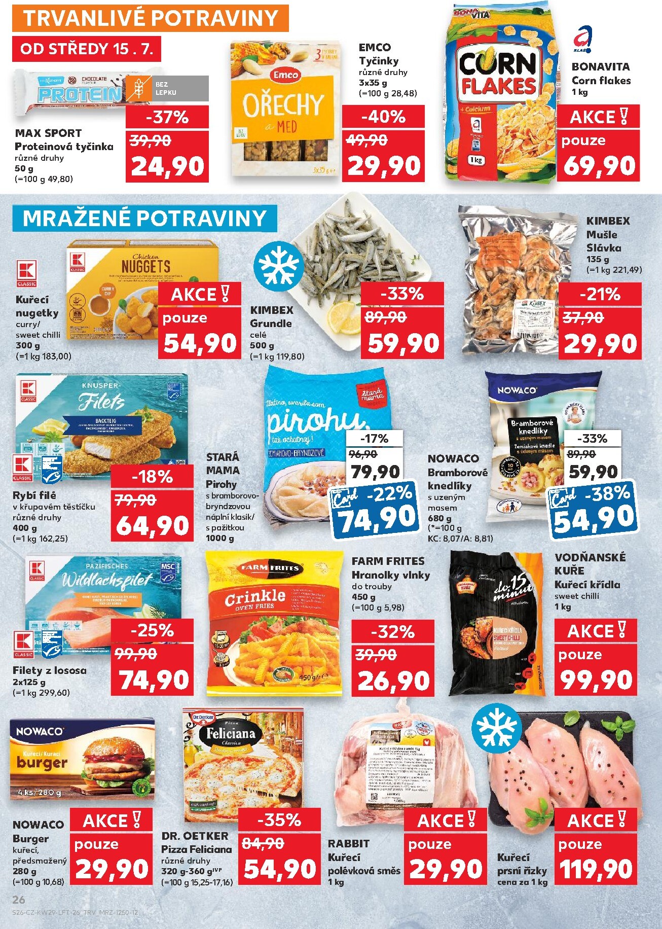 kaufland - Aktuální Kaufland - Leták - Brno leták platný od středy 15.07.2026 do úterý 21.07.2026 - page: 26