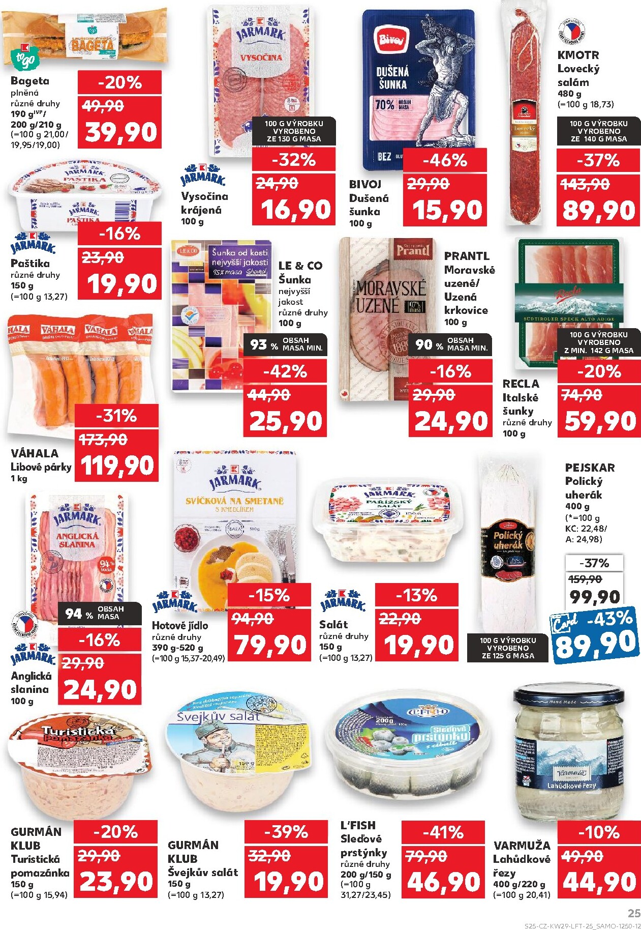 kaufland - Aktuální Kaufland - Leták - Brno leták platný od středy 15.07.2026 do úterý 21.07.2026 - page: 25