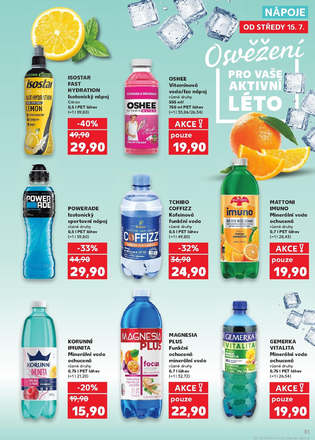 kaufland - Aktuální Kaufland - Leták - Brno leták platný od středy 15.07.2026 do úterý 21.07.2026 - page: 31