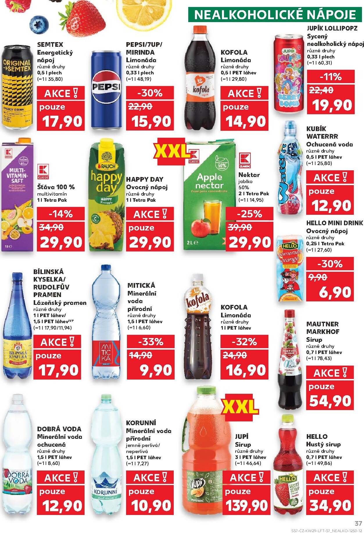 kaufland - Aktuální Kaufland - Leták - Brno leták platný od středy 15.07.2026 do úterý 21.07.2026 - page: 37