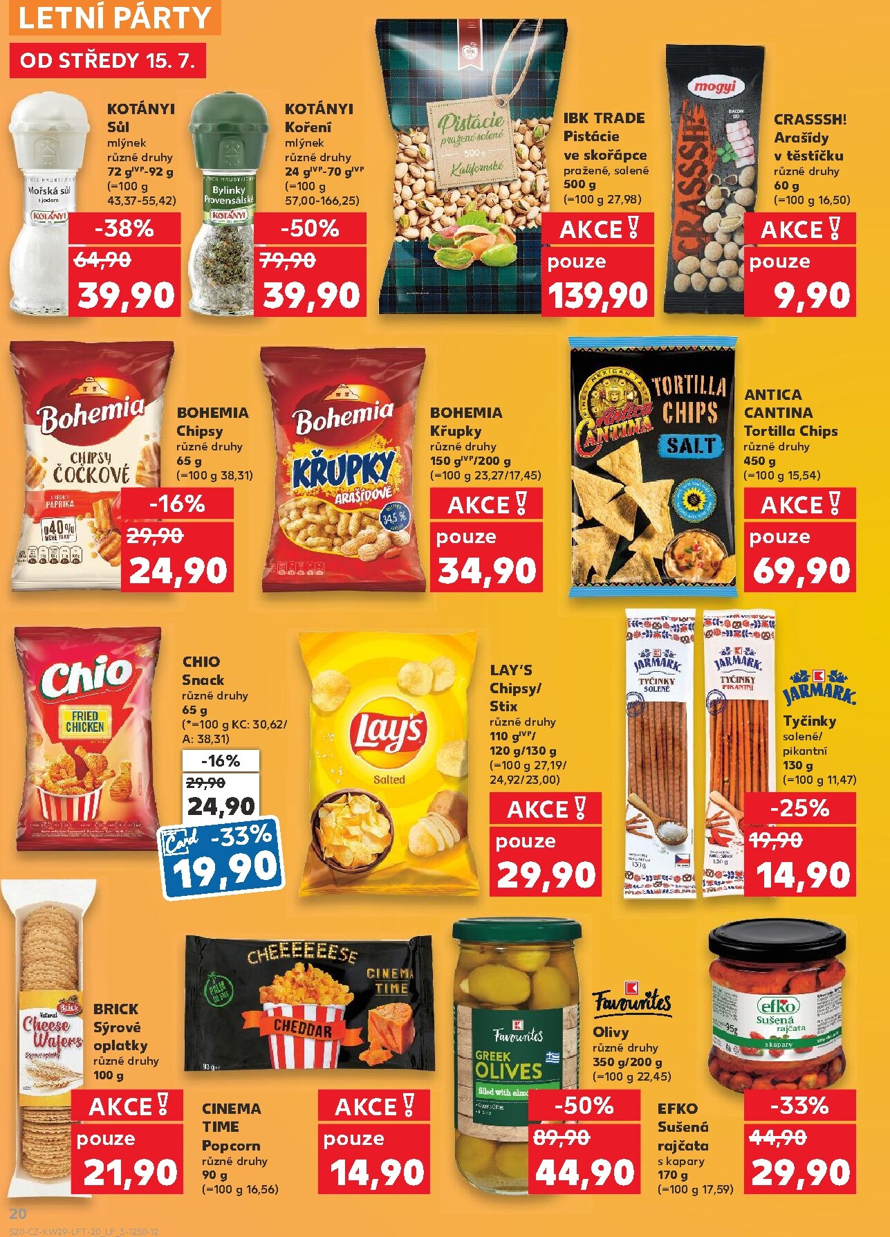 kaufland - Aktuální Kaufland - Leták - Brno leták platný od středy 15.07.2026 do úterý 21.07.2026 - page: 20