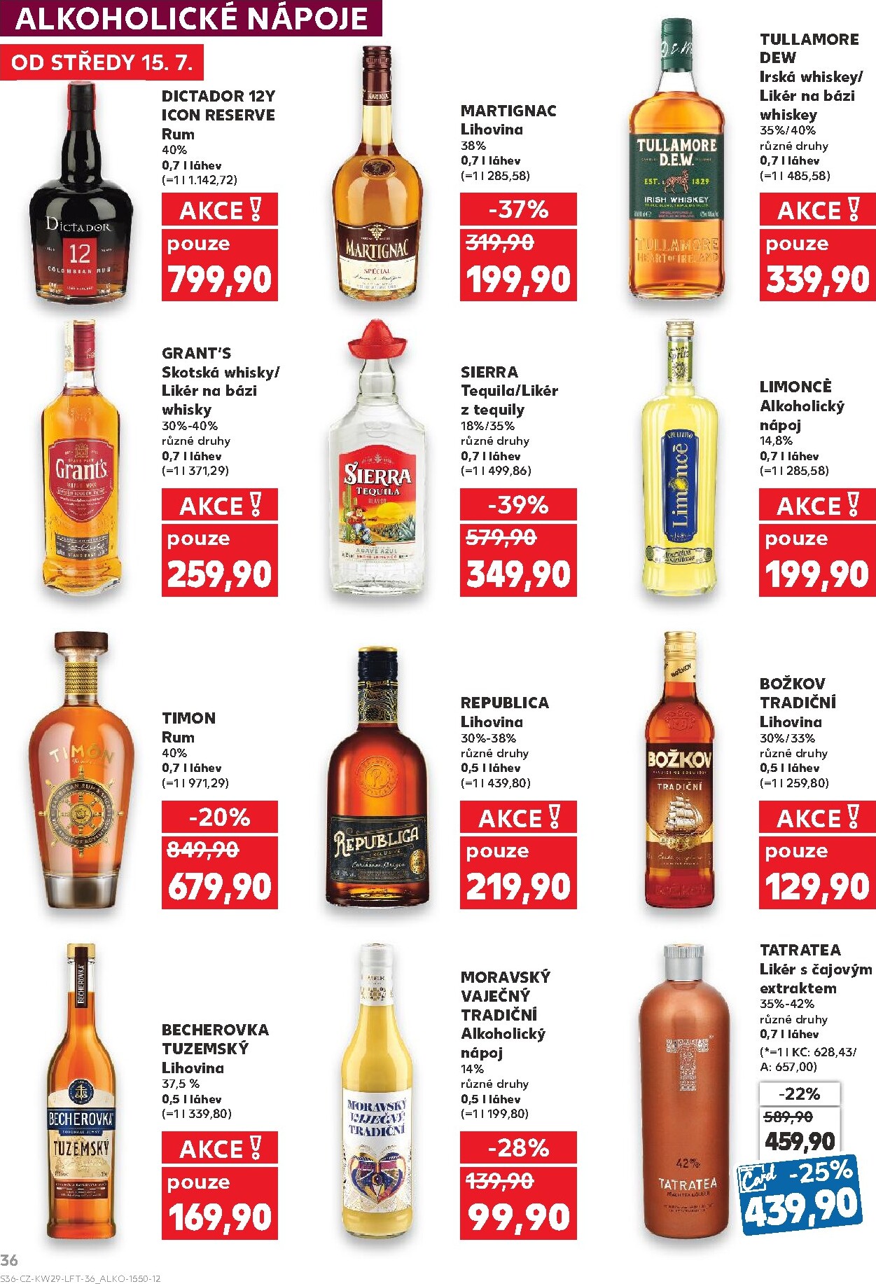 kaufland - Aktuální Kaufland - Leták - Brno leták platný od středy 15.07.2026 do úterý 21.07.2026 - page: 36