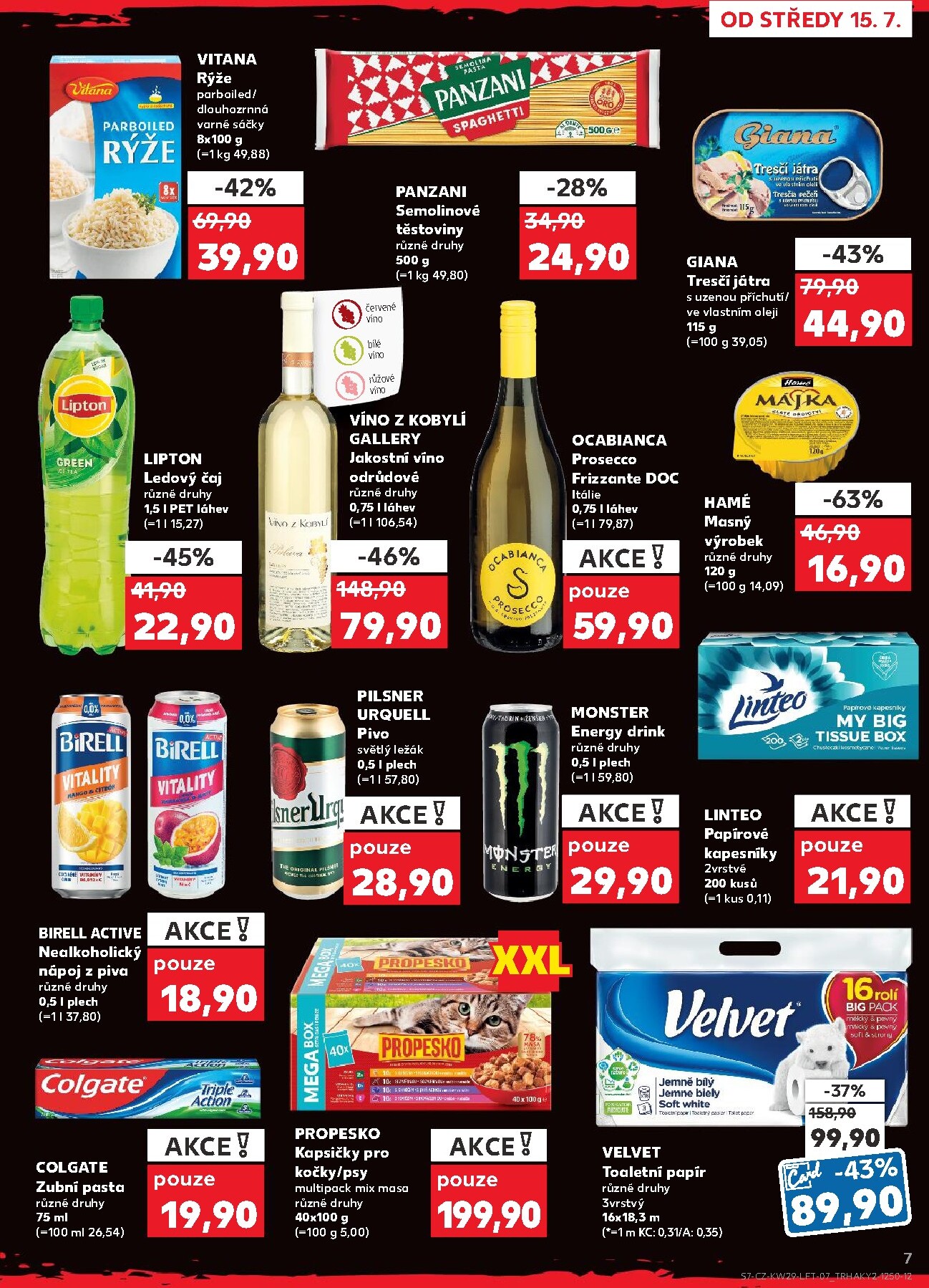 kaufland - Aktuální Kaufland - Leták - Brno leták platný od středy 15.07.2026 do úterý 21.07.2026 - page: 7