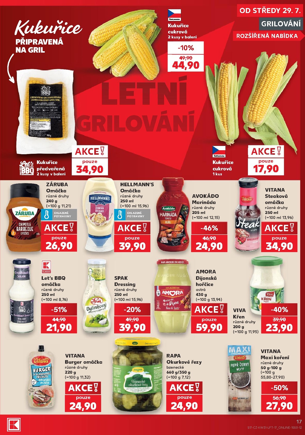 kaufland - Budoucí Kaufland - Praha 4 leták platný od středy 29.07.2026 do úterý 04.08.2026 - page: 17
