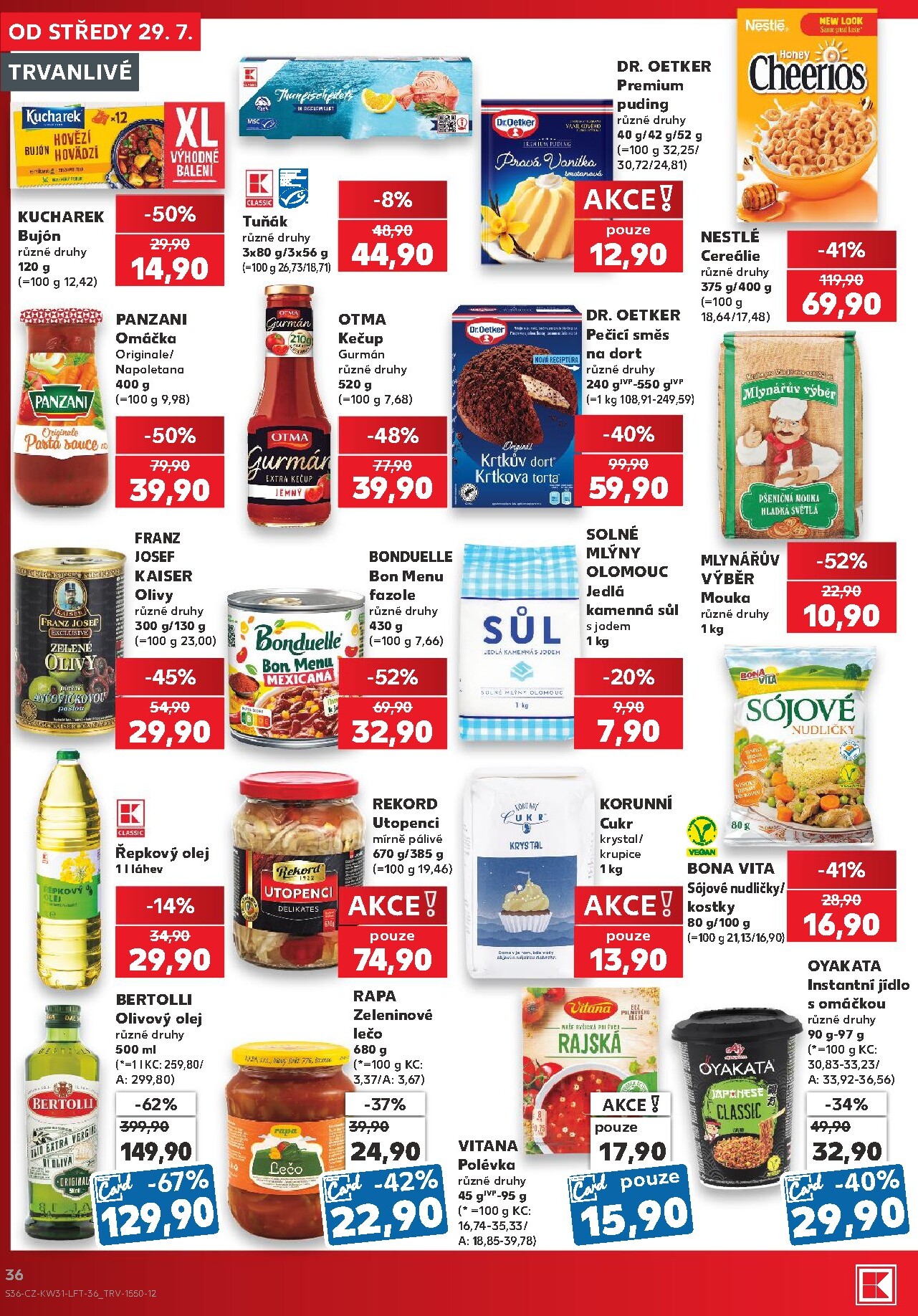 kaufland - Budoucí Kaufland - Praha 4 leták platný od středy 29.07.2026 do úterý 04.08.2026 - page: 36