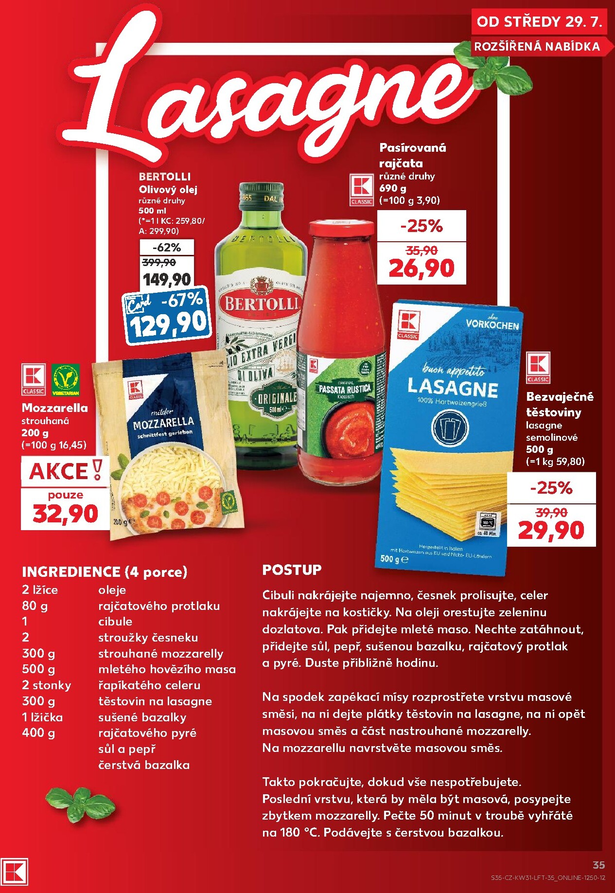 kaufland - Budoucí Kaufland - Praha 4 leták platný od středy 29.07.2026 do úterý 04.08.2026 - page: 35