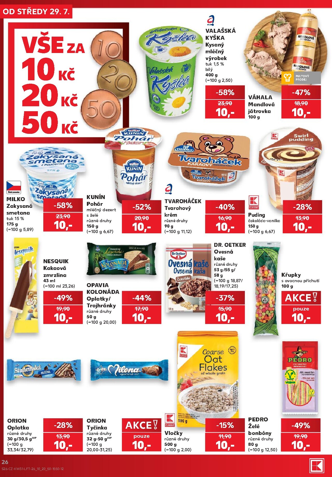 kaufland - Budoucí Kaufland - Praha 4 leták platný od středy 29.07.2026 do úterý 04.08.2026 - page: 26