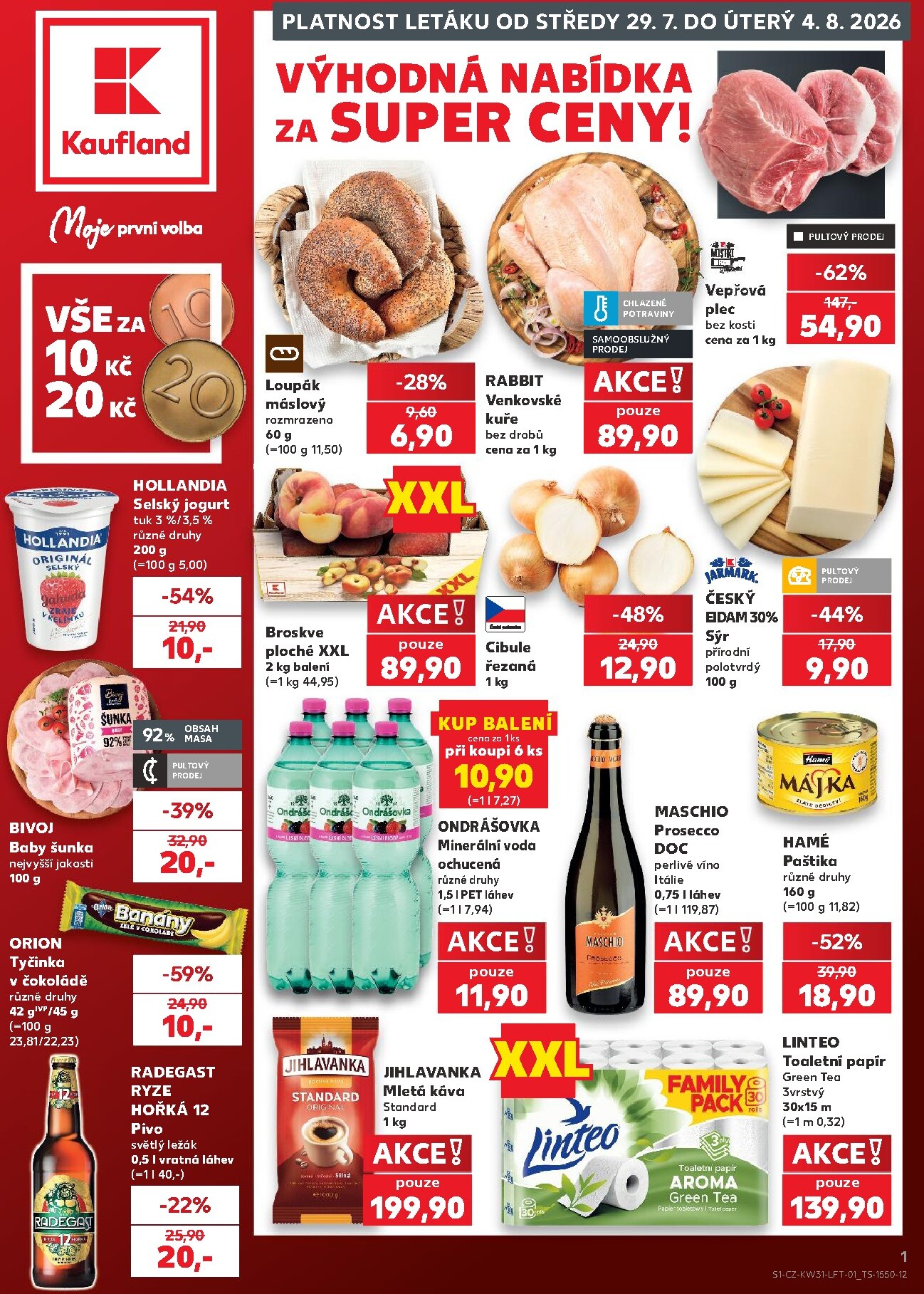 kaufland - Budoucí Kaufland - Praha 4 leták platný od středy 29.07.2026 do úterý 04.08.2026