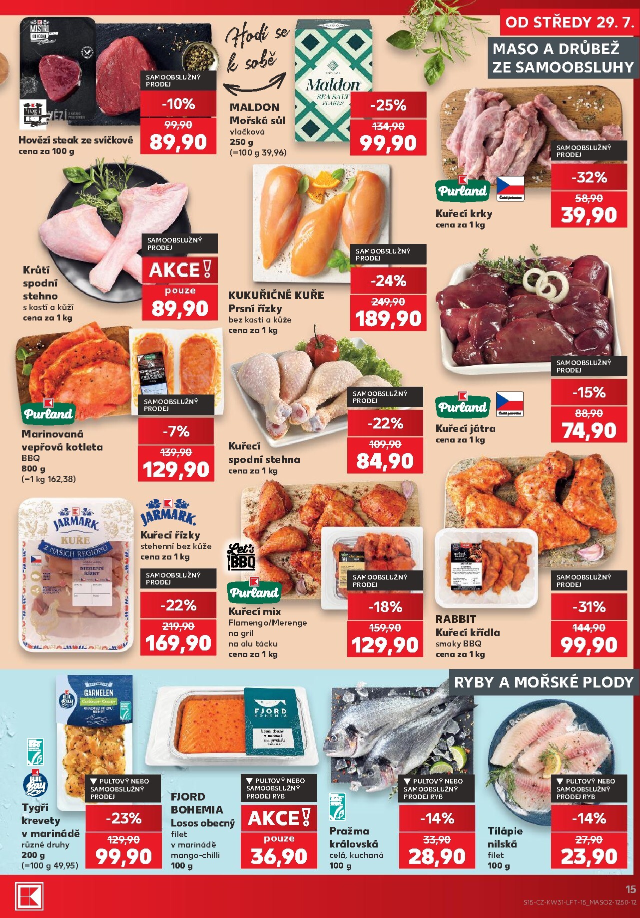 kaufland - Budoucí Kaufland - Praha 4 leták platný od středy 29.07.2026 do úterý 04.08.2026 - page: 15