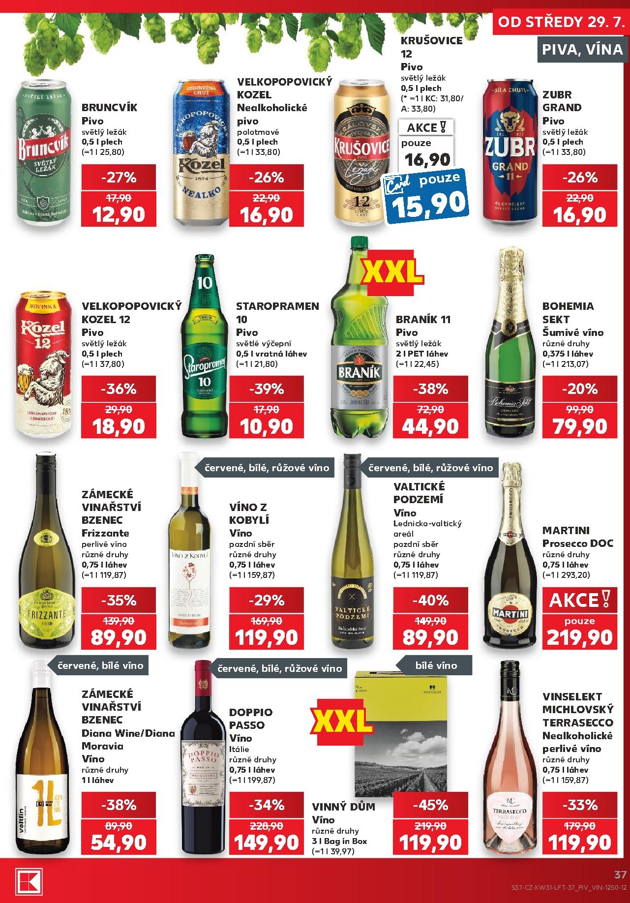 kaufland - Budoucí Kaufland - Kolín leták platný od středy 29.07.2026 do úterý 04.08.2026 - page: 37