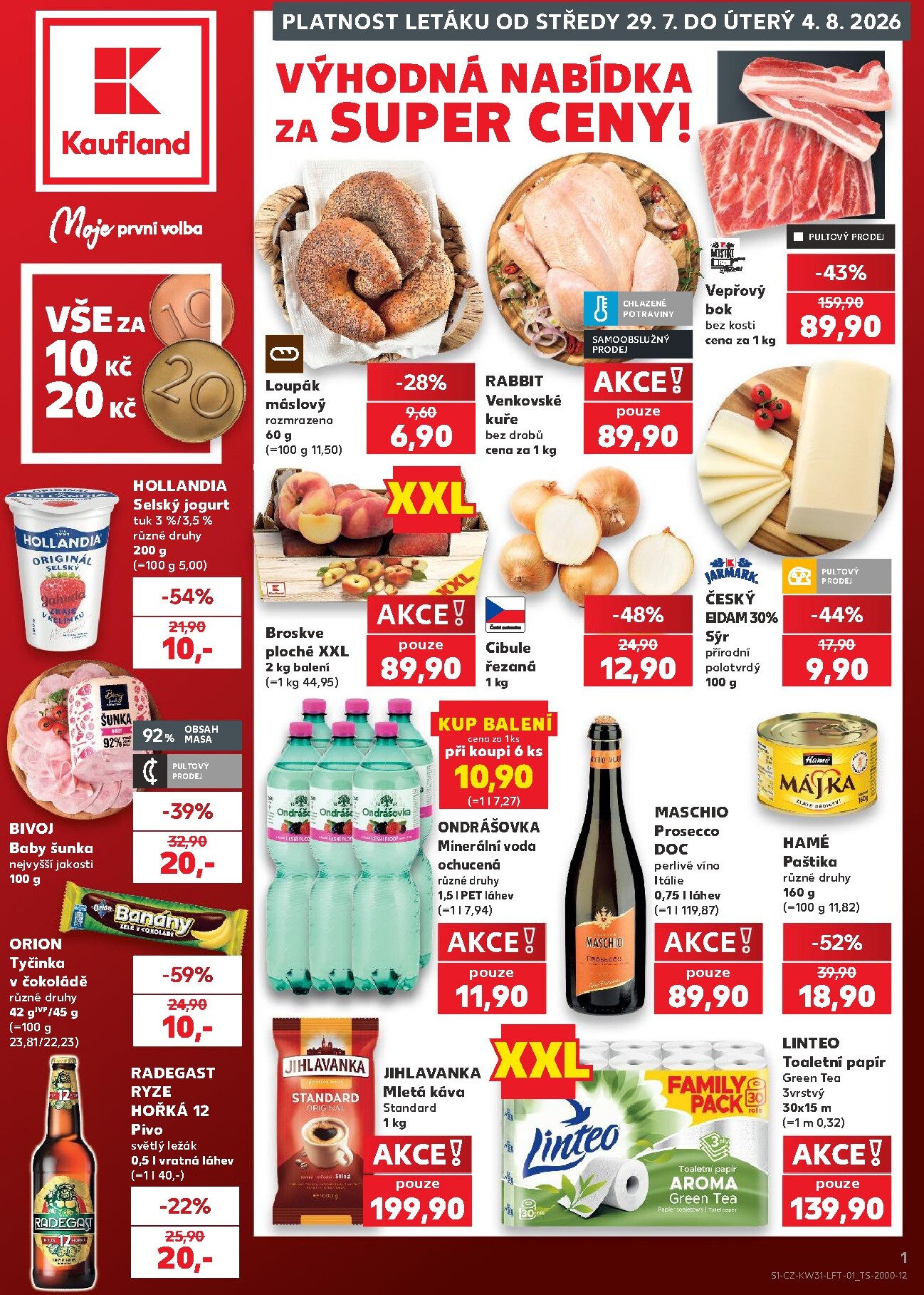 kaufland - Budoucí Kaufland - Ostrava leták platný od středy 29.07.2026 do úterý 04.08.2026