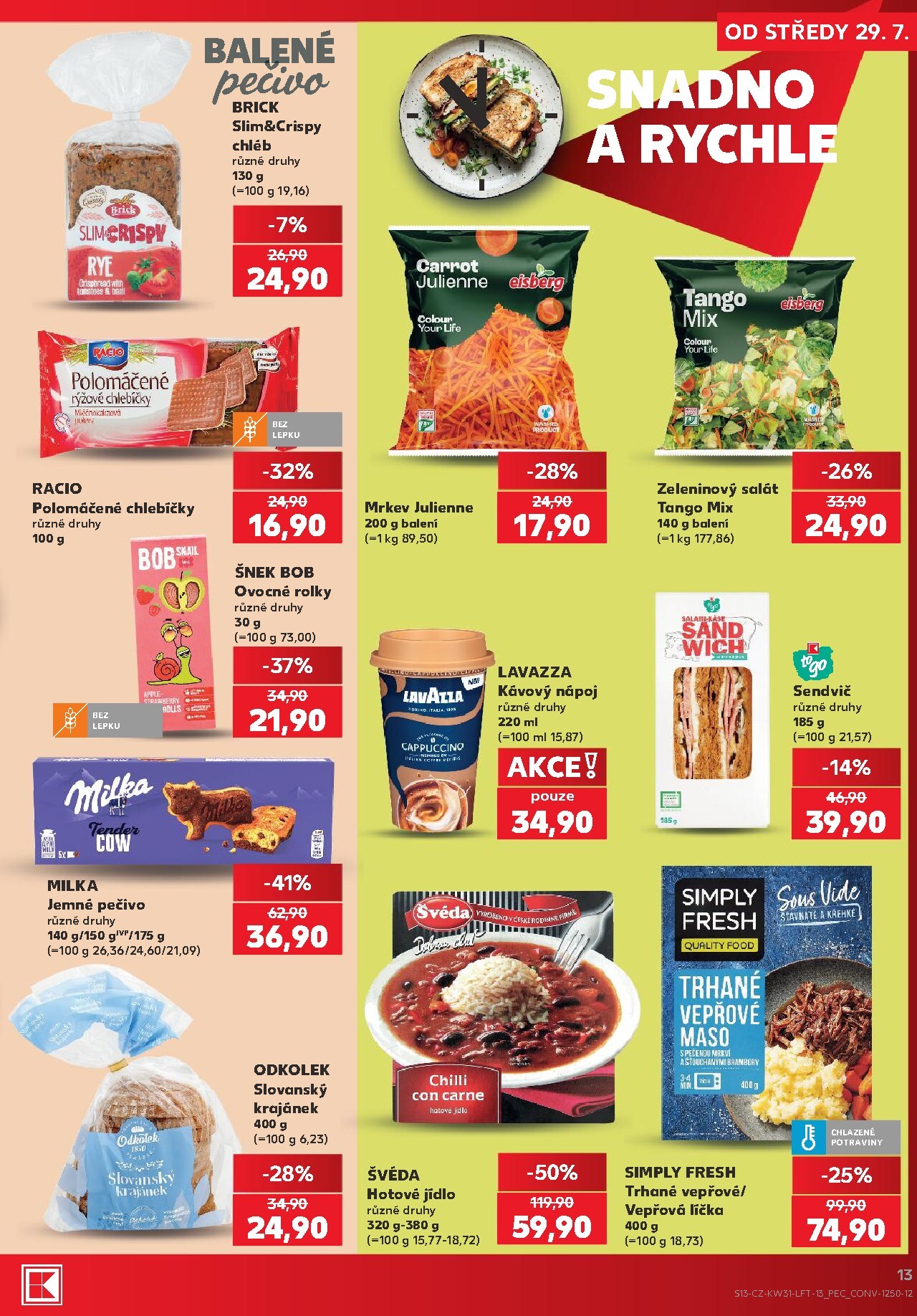 kaufland - Budoucí Kaufland - Ostrava leták platný od středy 29.07.2026 do úterý 04.08.2026 - page: 13