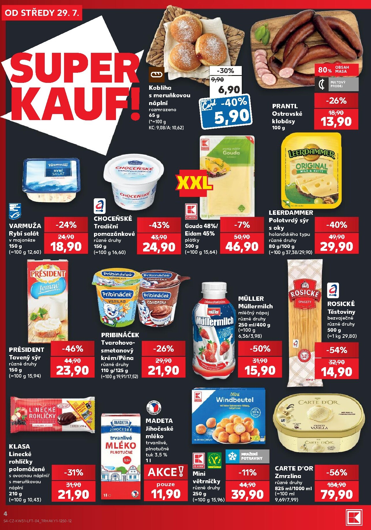 kaufland - Budoucí Kaufland - Ostrava leták platný od středy 29.07.2026 do úterý 04.08.2026 - page: 4