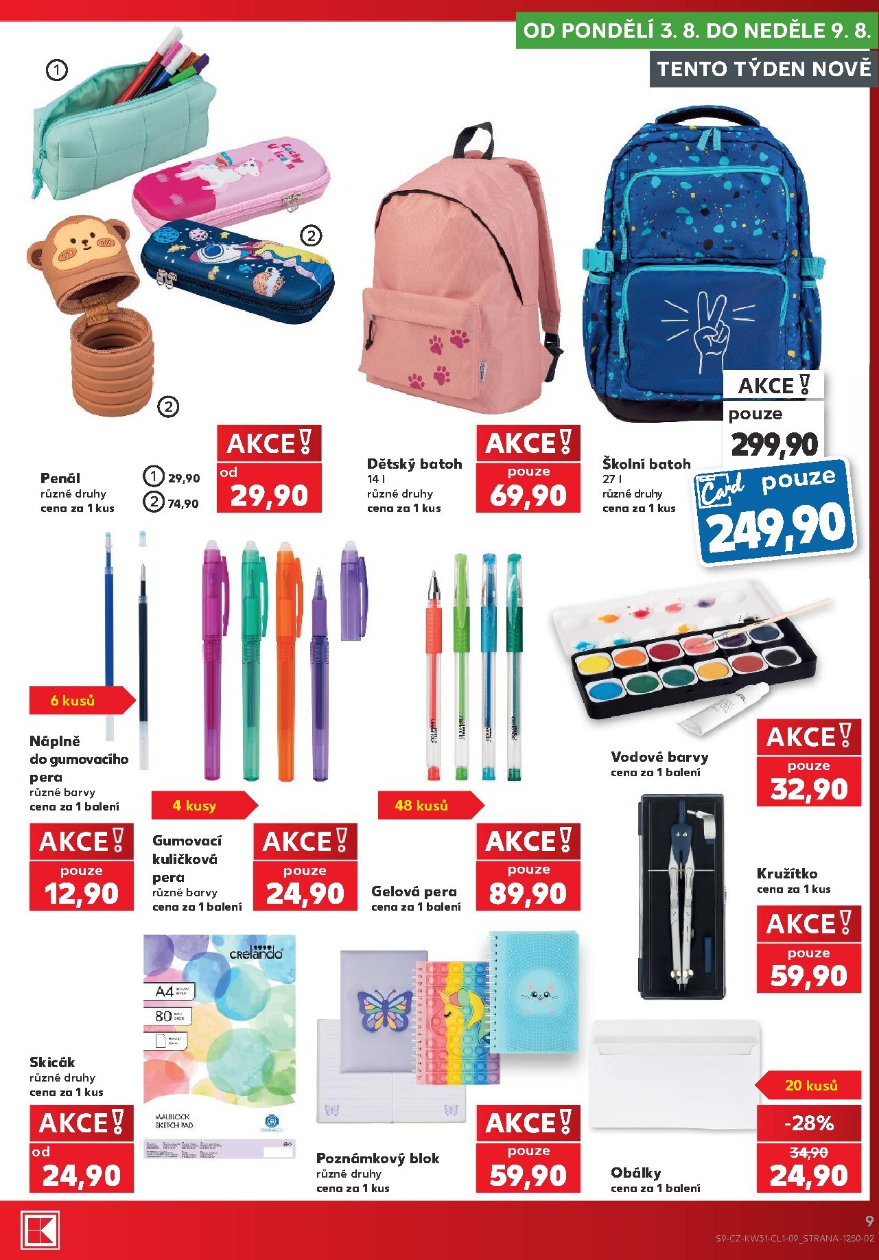 kaufland - Budoucí Kaufland - Leták - Kolín leták platný od středy 29.07.2026 do úterý 04.08.2026 - page: 9
