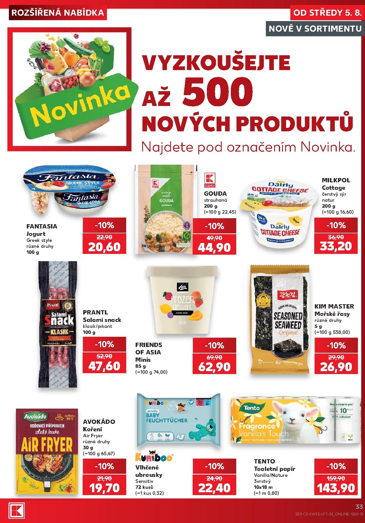 kaufland - Kaufland - Kolín leták na příští týden od středy 05.08.2026 do úterý 11.08.2026 - page: 33