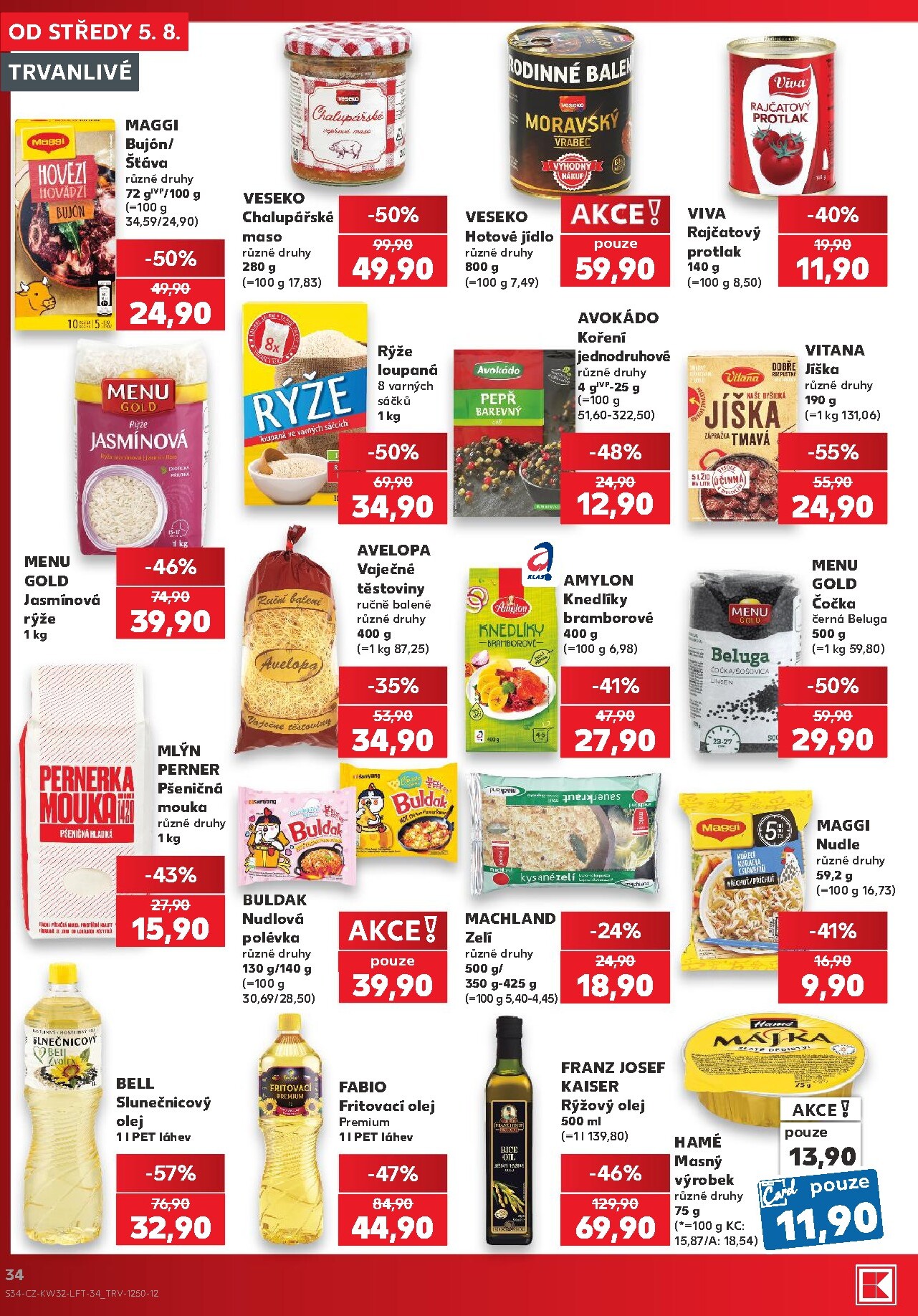 kaufland - Kaufland - Kolín leták na příští týden od středy 05.08.2026 do úterý 11.08.2026 - page: 34