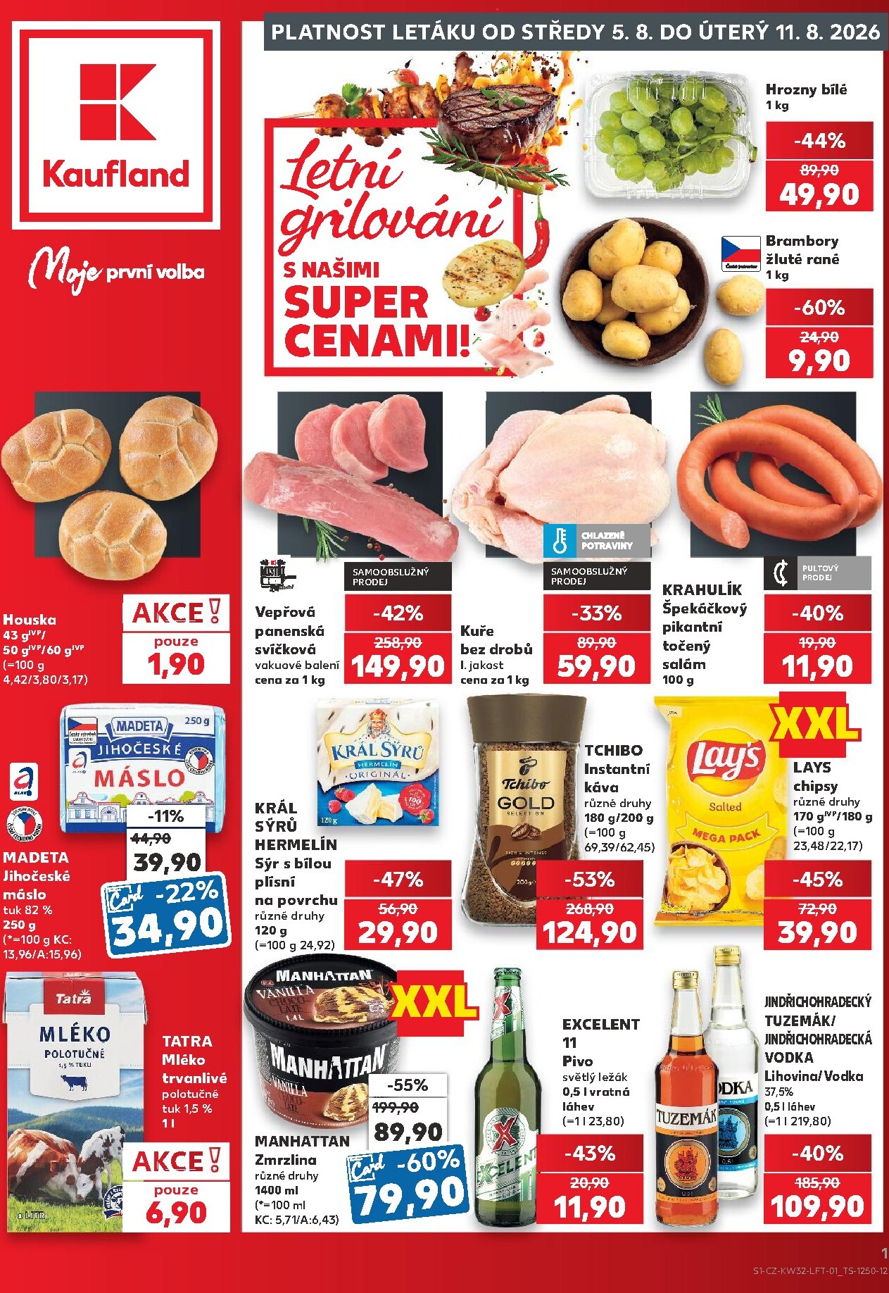 kaufland - Kaufland - Kolín leták na příští týden od středy 05.08.2026 do úterý 11.08.2026