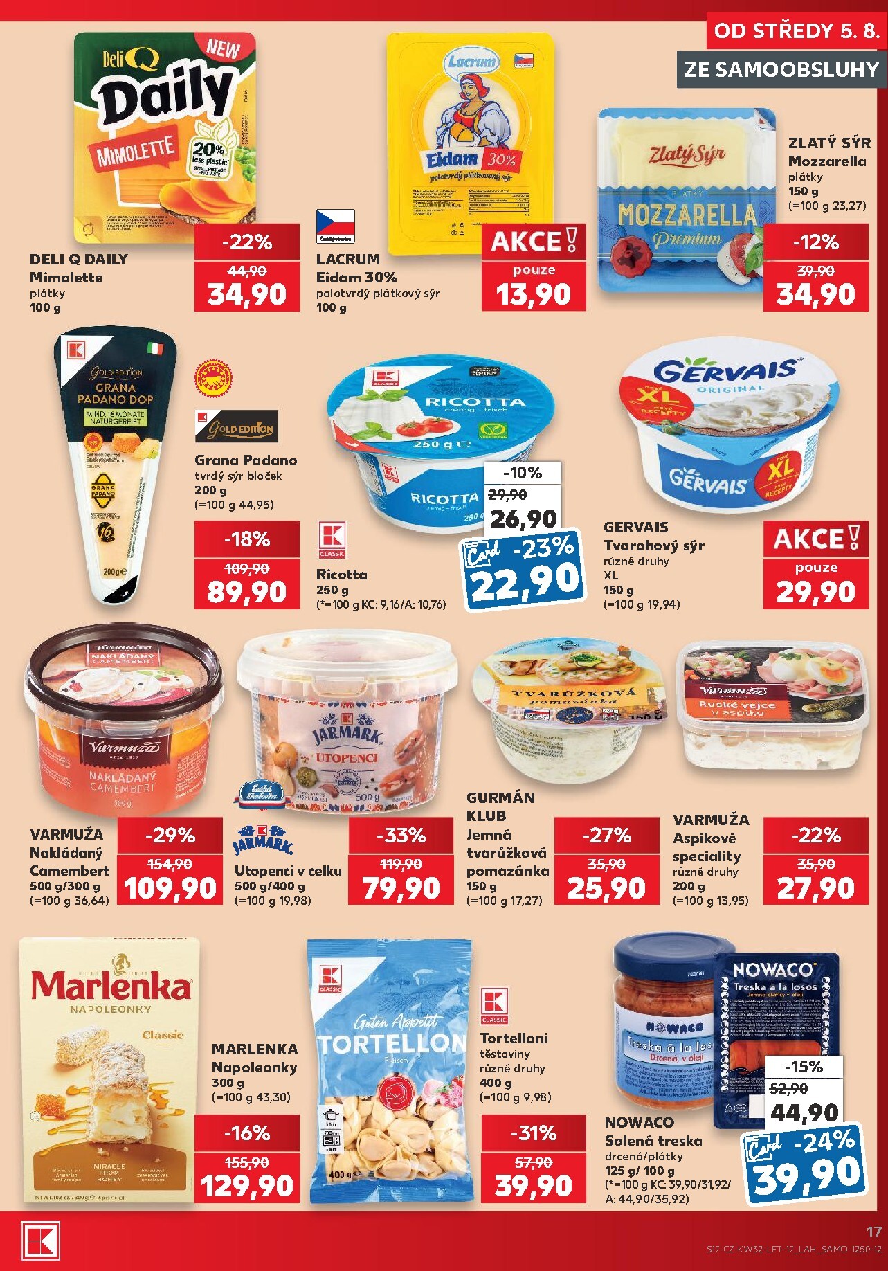 kaufland - Kaufland - Brno leták na příští týden od středy 05.08.2026 do úterý 11.08.2026 - page: 17