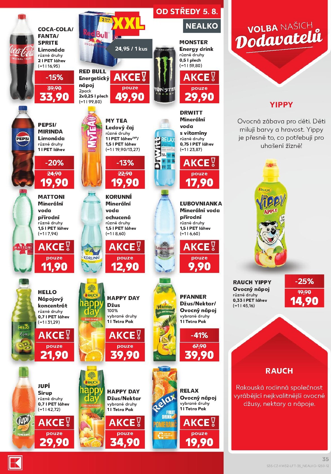 kaufland - Kaufland - Brno leták na příští týden od středy 05.08.2026 do úterý 11.08.2026 - page: 35