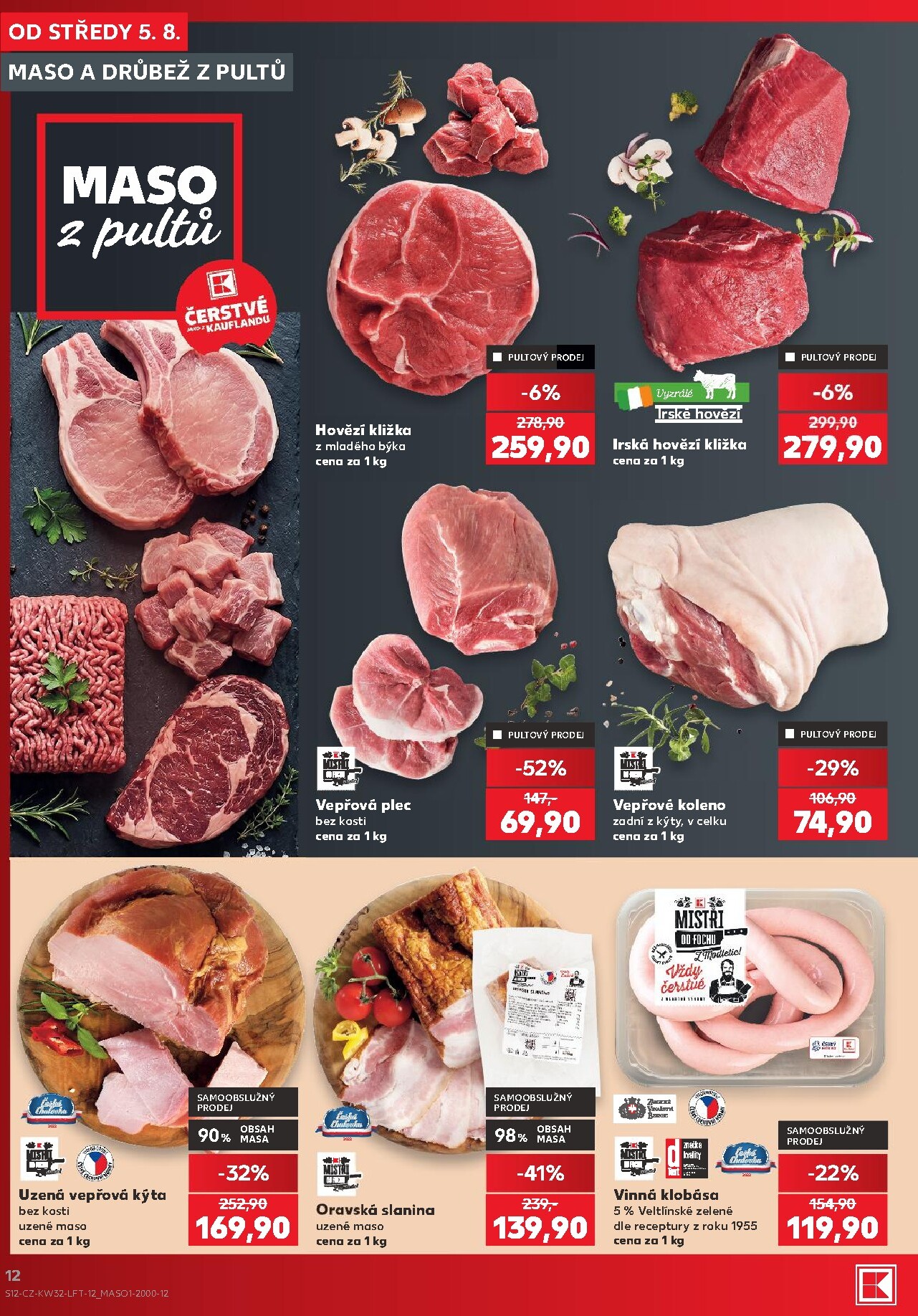 kaufland - Kaufland - Brno leták na příští týden od středy 05.08.2026 do úterý 11.08.2026 - page: 12