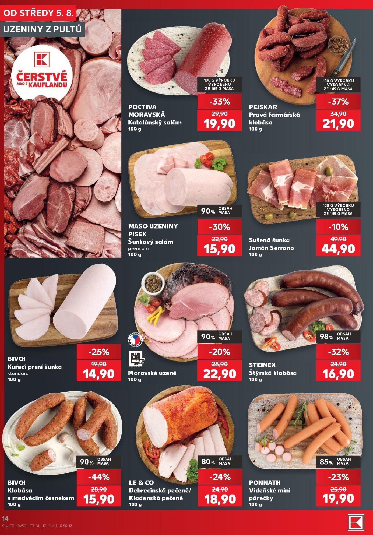 kaufland - Kaufland - Brno leták na příští týden od středy 05.08.2026 do úterý 11.08.2026 - page: 14