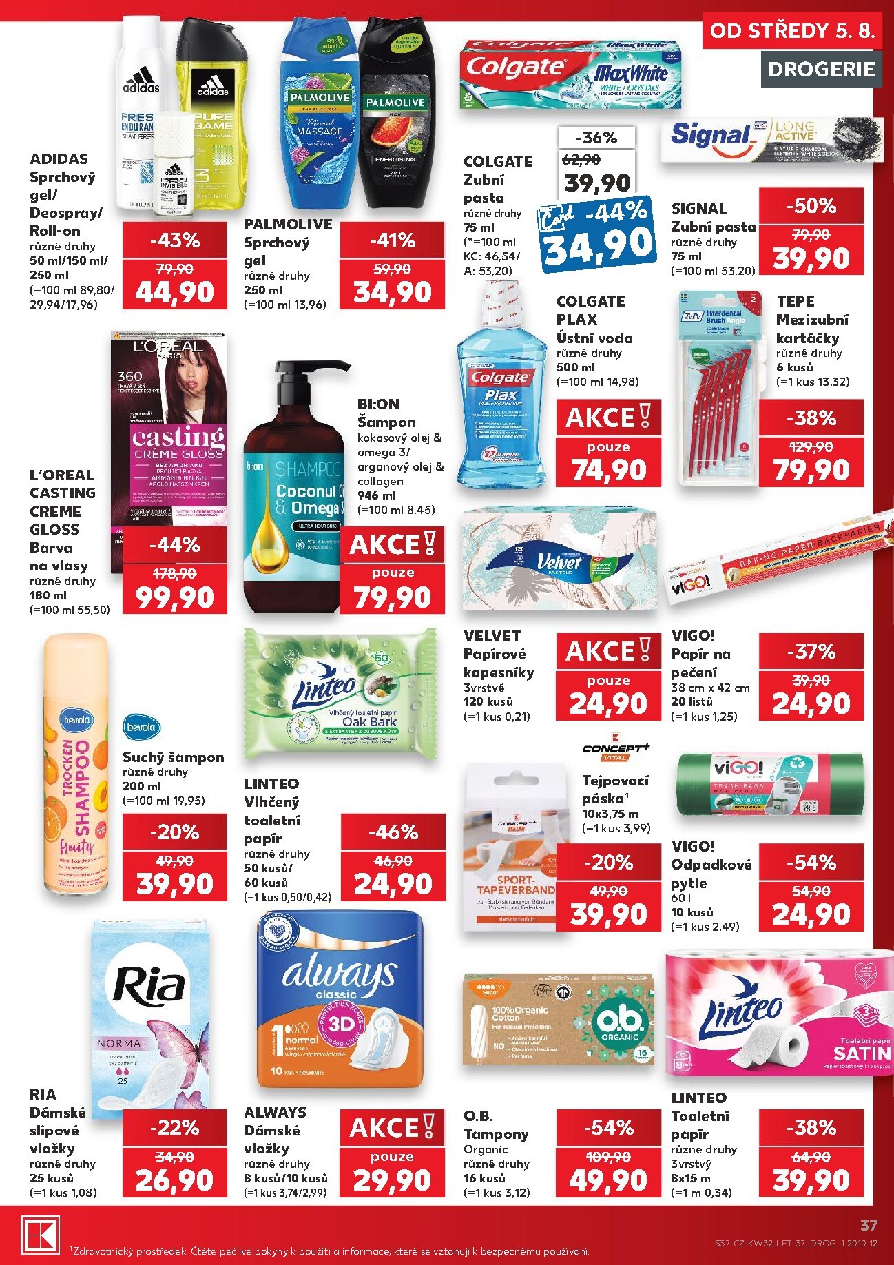 kaufland - Kaufland - Brno leták na příští týden od středy 05.08.2026 do úterý 11.08.2026 - page: 37