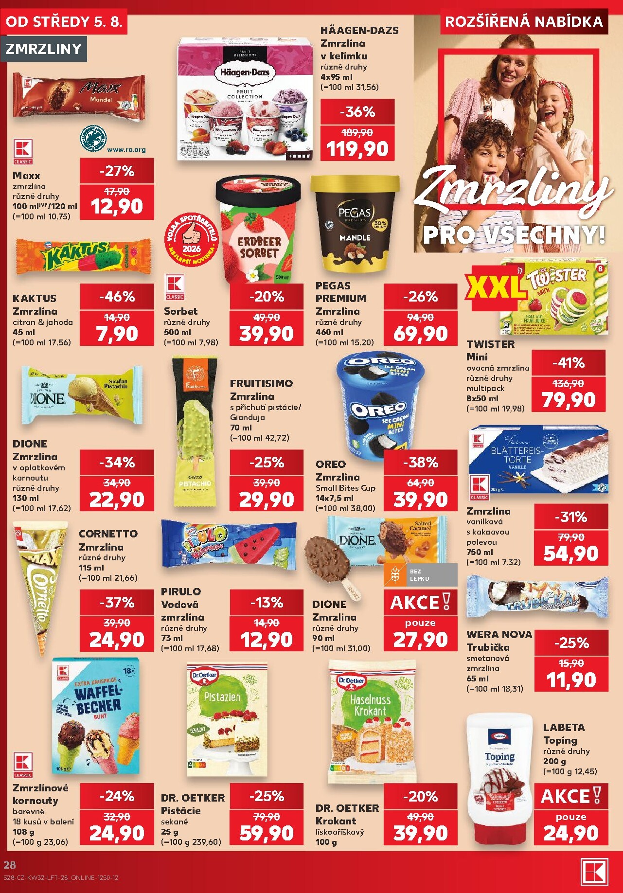 kaufland - Kaufland - Brno leták na příští týden od středy 05.08.2026 do úterý 11.08.2026 - page: 28