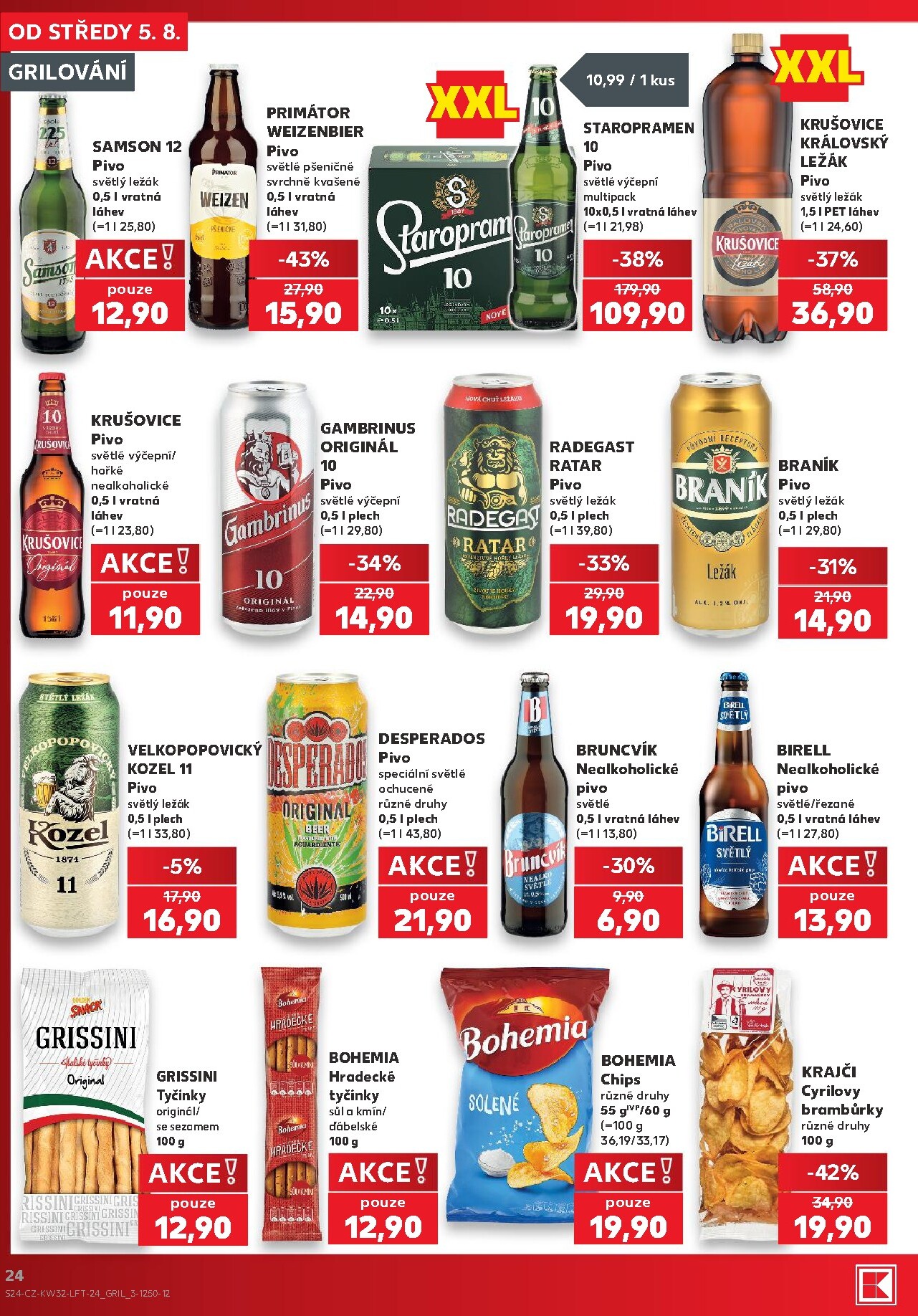 kaufland - Kaufland - Brno leták na příští týden od středy 05.08.2026 do úterý 11.08.2026 - page: 24