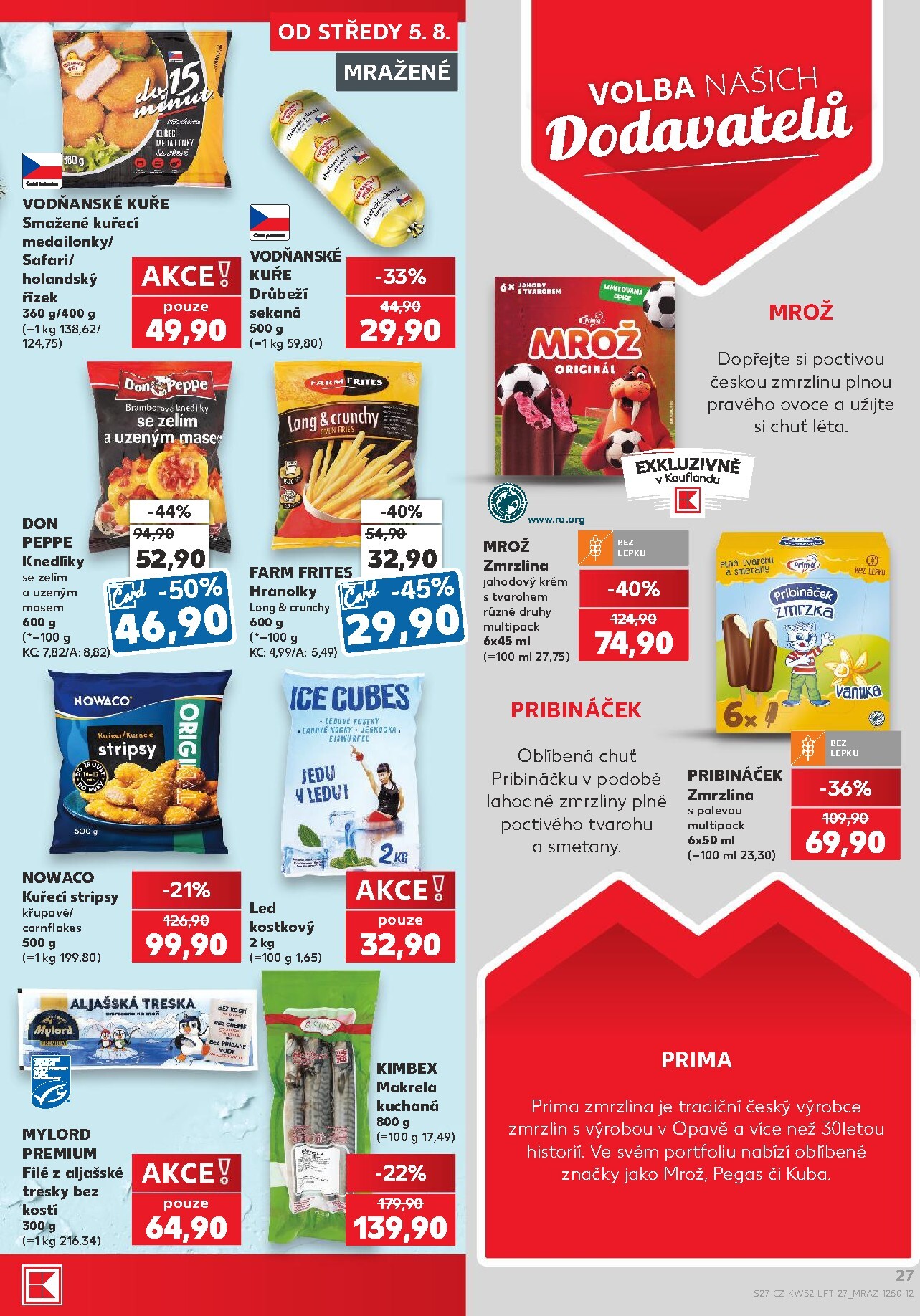kaufland - Kaufland - Brno leták na příští týden od středy 05.08.2026 do úterý 11.08.2026 - page: 27