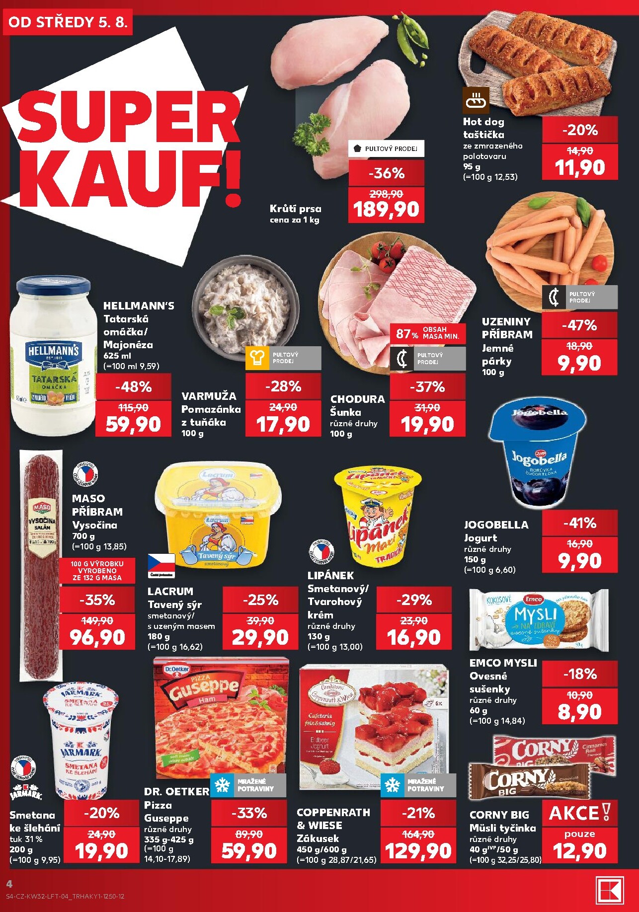 kaufland - Kaufland - Brno leták na příští týden od středy 05.08.2026 do úterý 11.08.2026 - page: 4