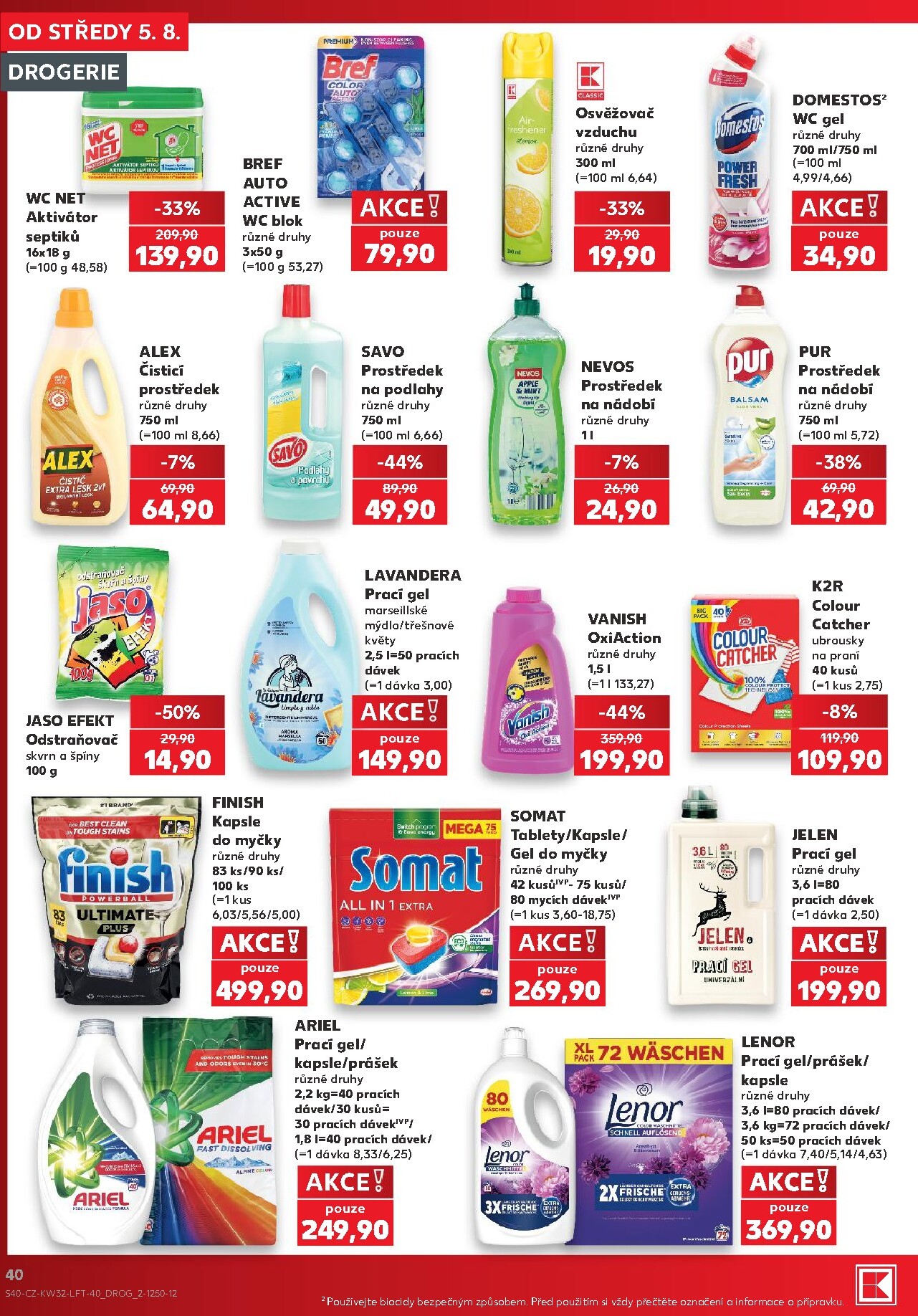 kaufland - Kaufland - Ostrava leták na příští týden od středy 05.08.2026 do úterý 11.08.2026 - page: 40