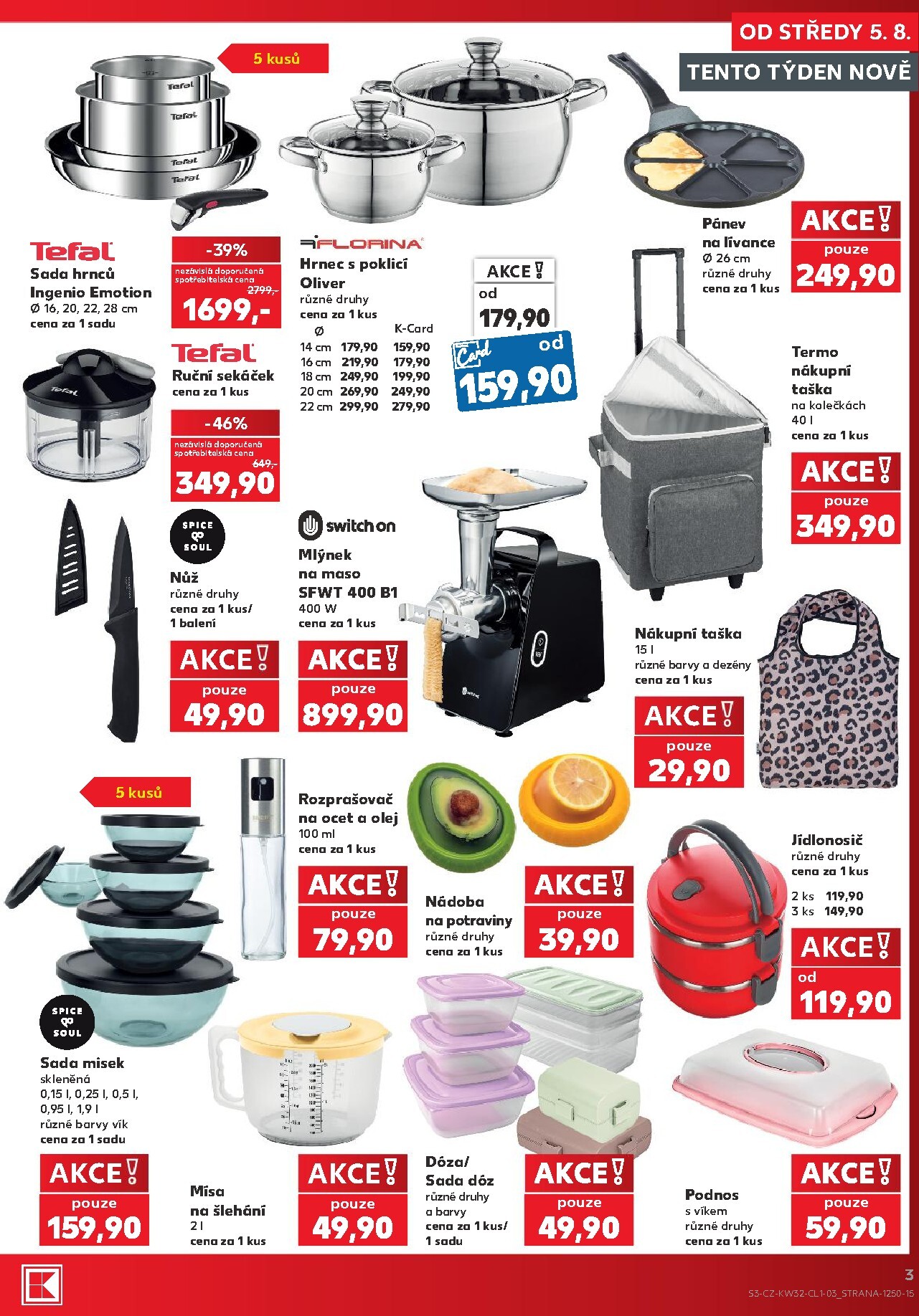 kaufland - Kaufland - Kolín - Naše značky leták na příští týden od středy 05.08.2026 do úterý 11.08.2026 - page: 3