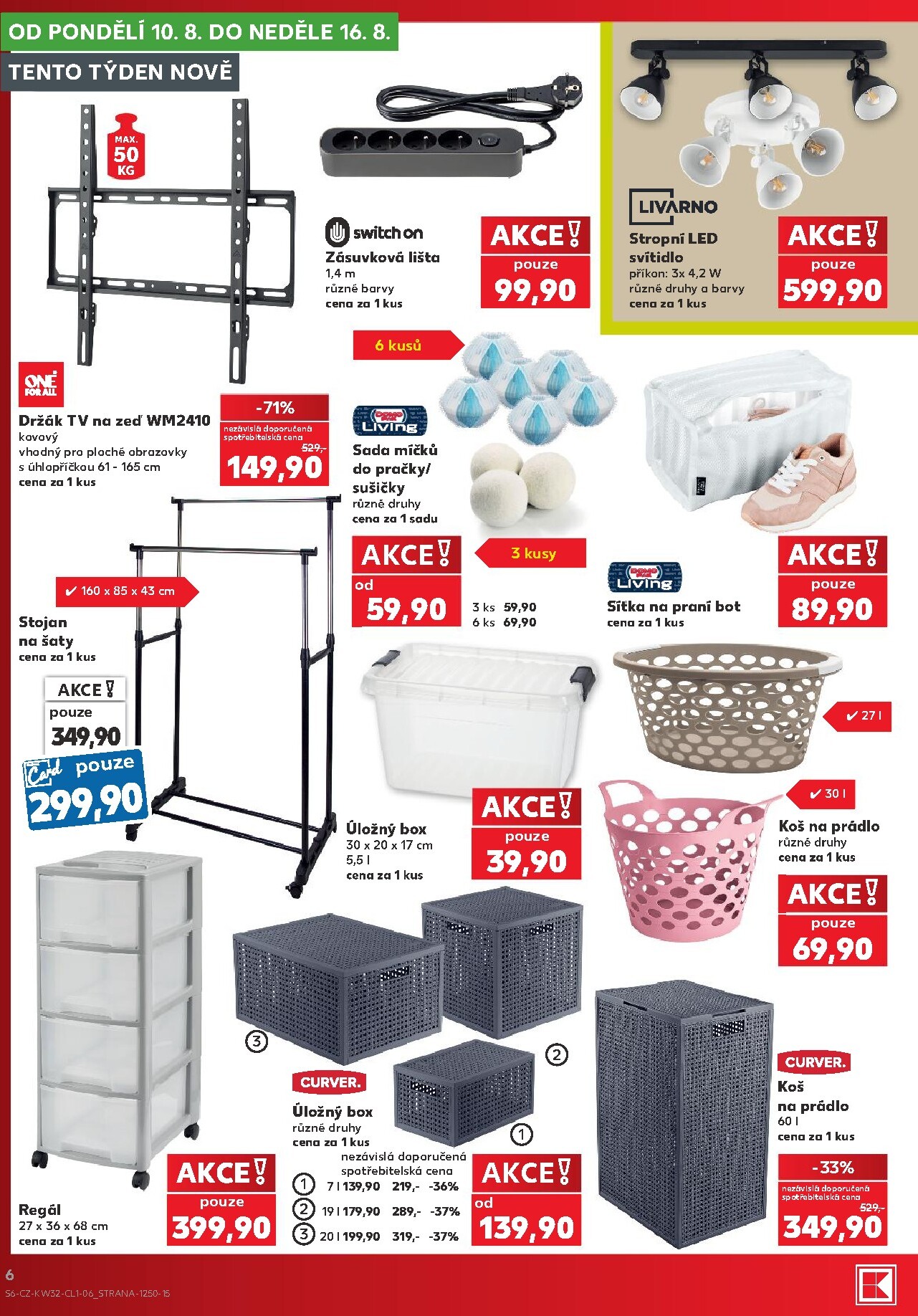 kaufland - Kaufland - Kolín - Naše značky leták na příští týden od středy 05.08.2026 do úterý 11.08.2026 - page: 6