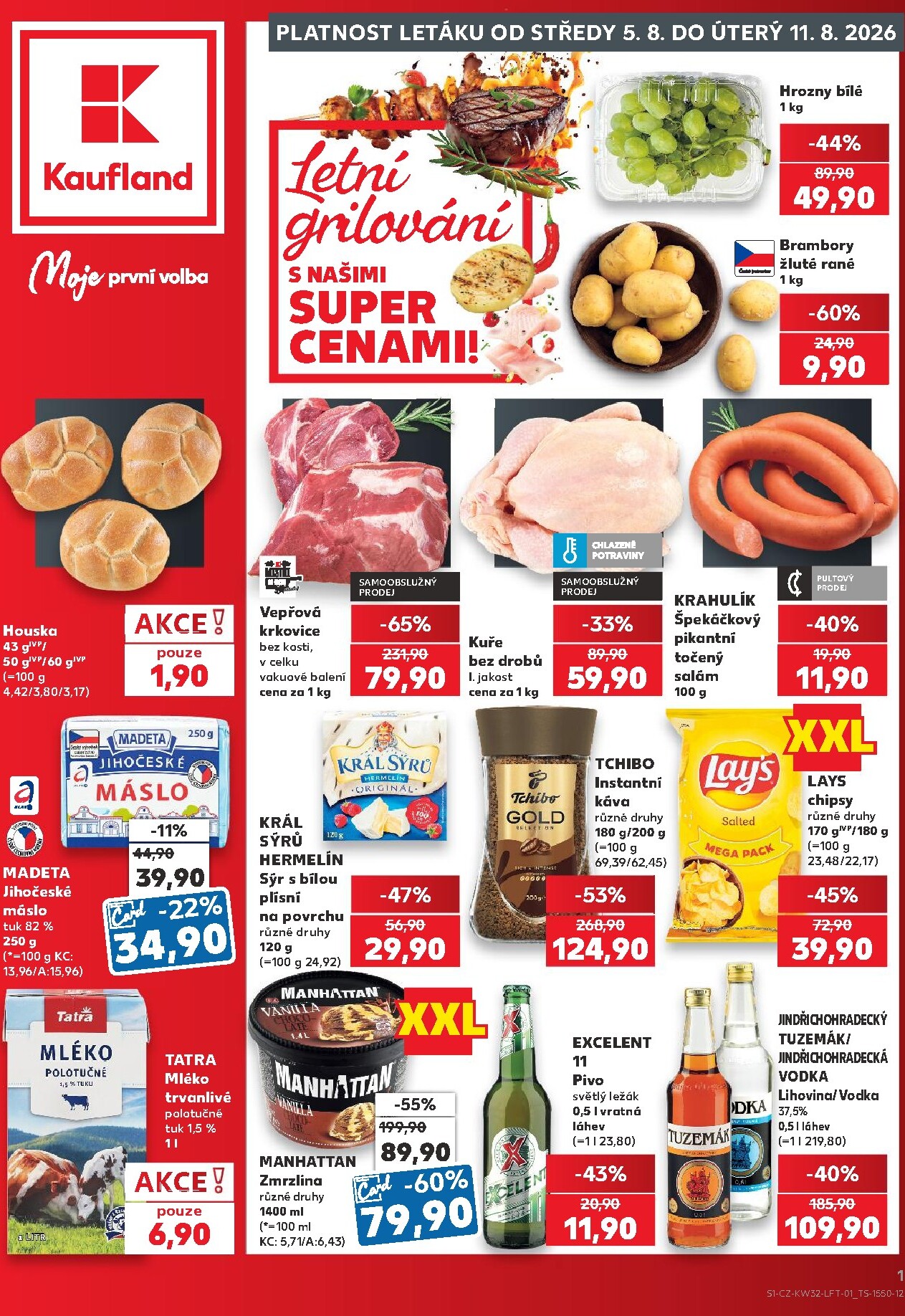 kaufland - Kaufland - Praha 4 leták na příští týden od středy 05.08.2026 do úterý 11.08.2026
