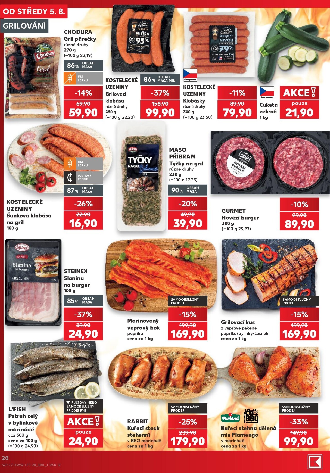 kaufland - Kaufland - Praha 4 leták na příští týden od středy 05.08.2026 do úterý 11.08.2026 - page: 20