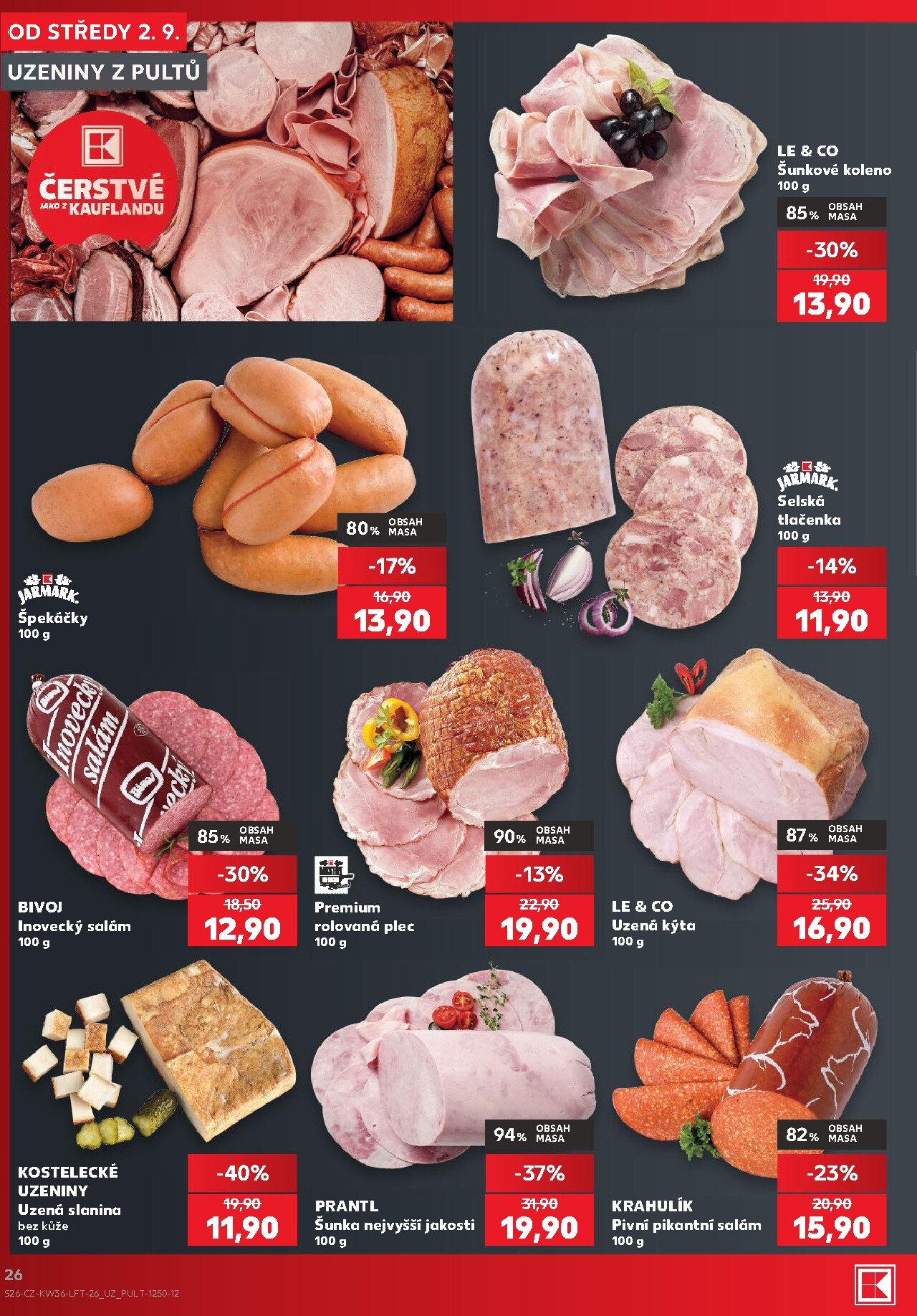 kaufland - Budoucí Kaufland - Praha 4 leták platný od středy 02.09.2026 do úterý 08.09.2026 - page: 26