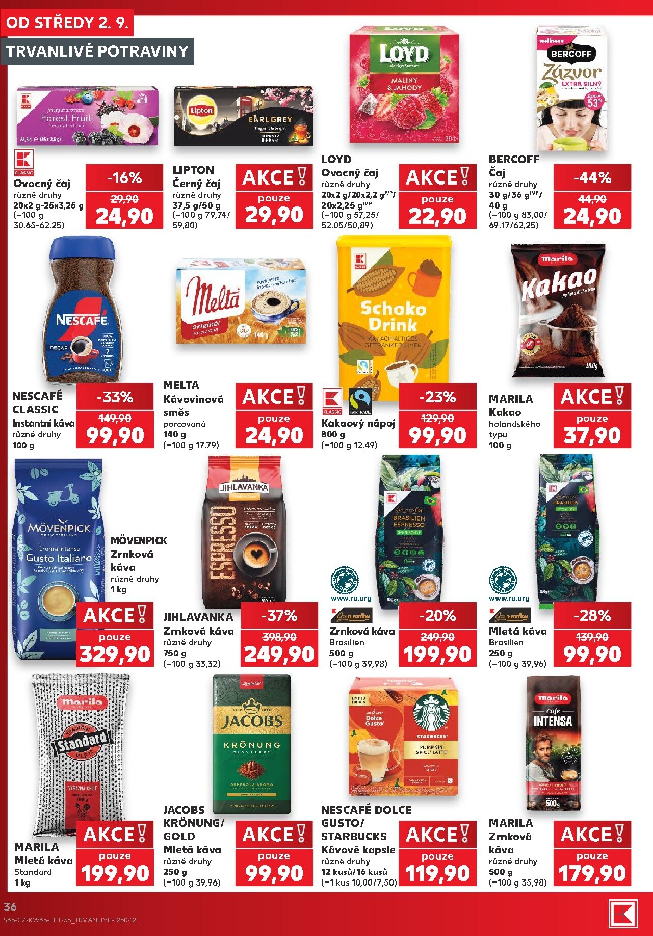 kaufland - Budoucí Kaufland - Brno leták platný od středy 02.09.2026 do úterý 08.09.2026 - page: 36