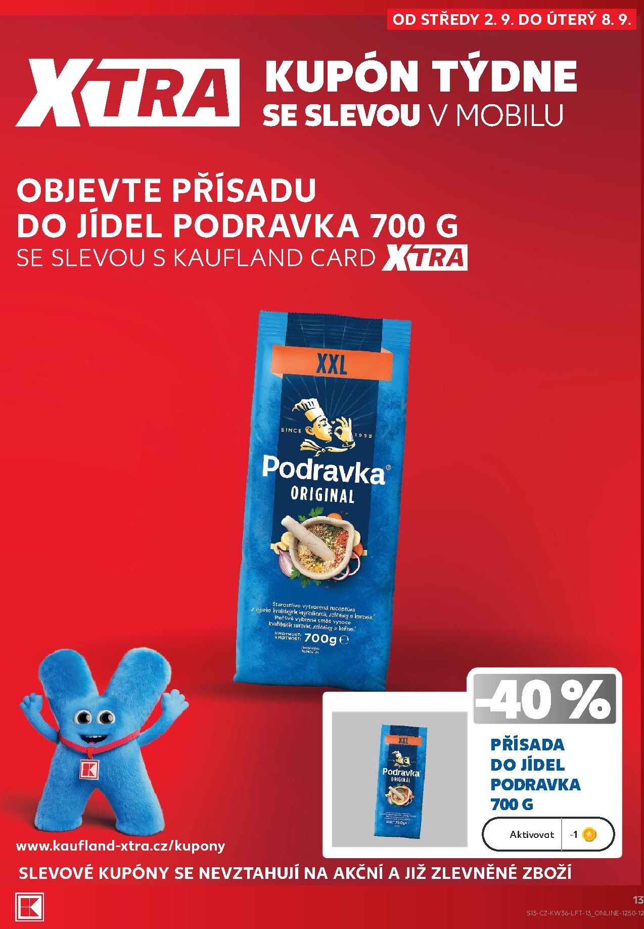 kaufland - Budoucí Kaufland - Kolín leták platný od středy 02.09.2026 do úterý 08.09.2026 - page: 13