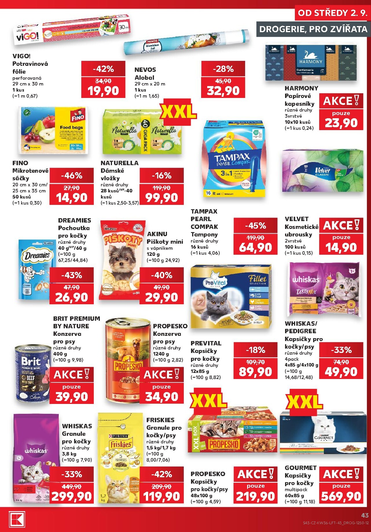 kaufland - Budoucí Kaufland - Kolín leták platný od středy 02.09.2026 do úterý 08.09.2026 - page: 43