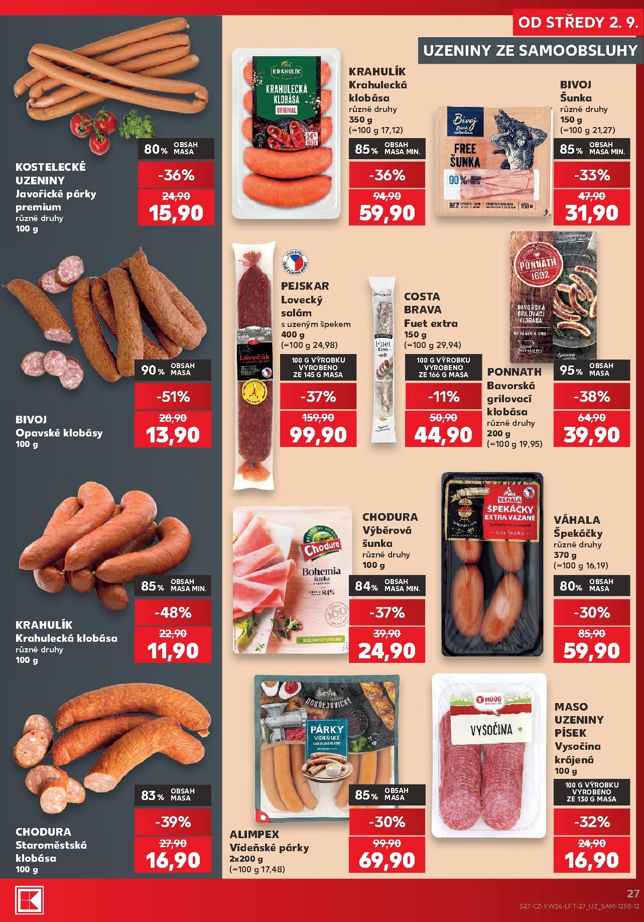 kaufland - Budoucí Kaufland - Kolín leták platný od středy 02.09.2026 do úterý 08.09.2026 - page: 27