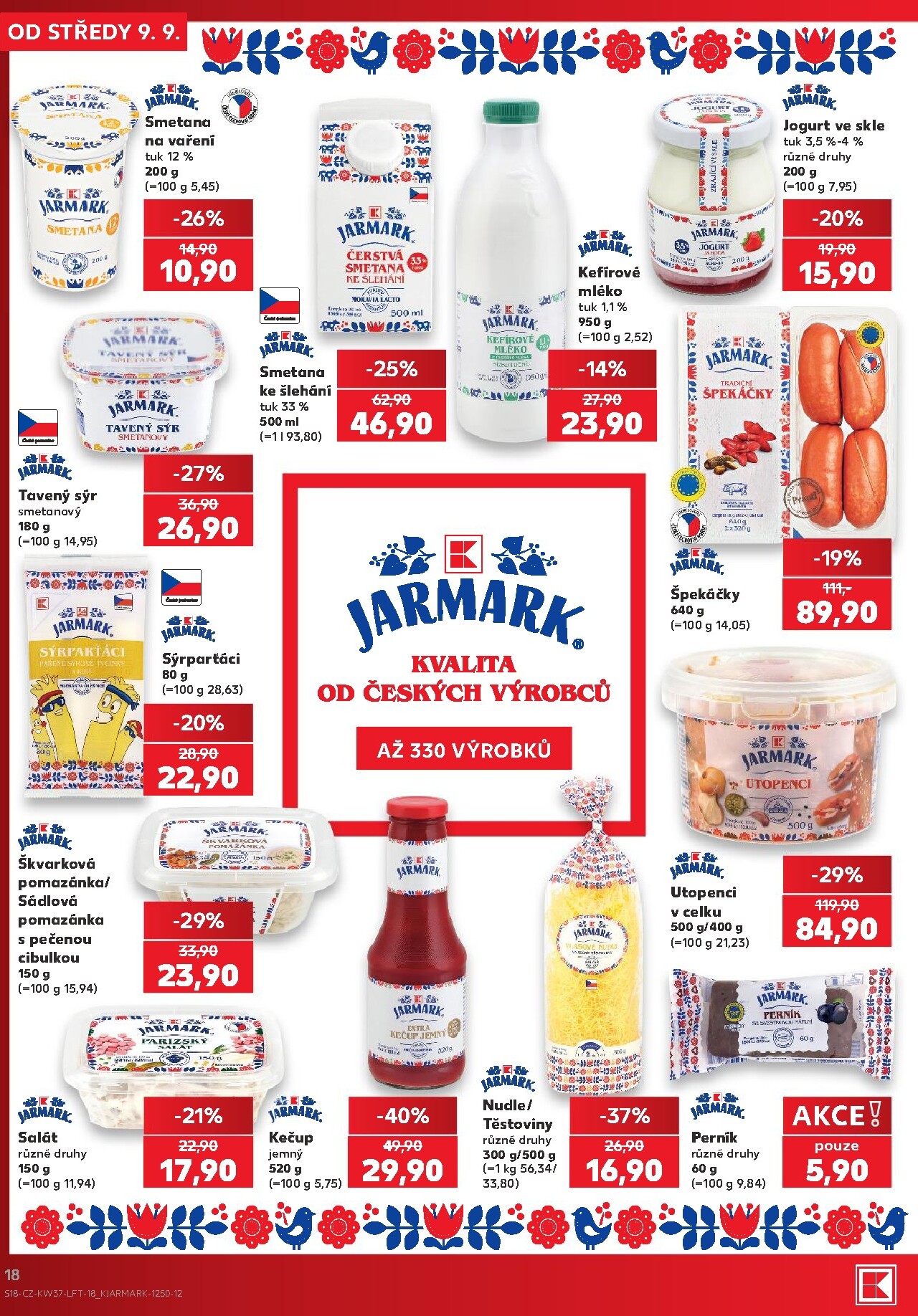 kaufland - Kaufland - Praha 4 leták na příští týden od středy 09.09.2026 do úterý 15.09.2026 - page: 18
