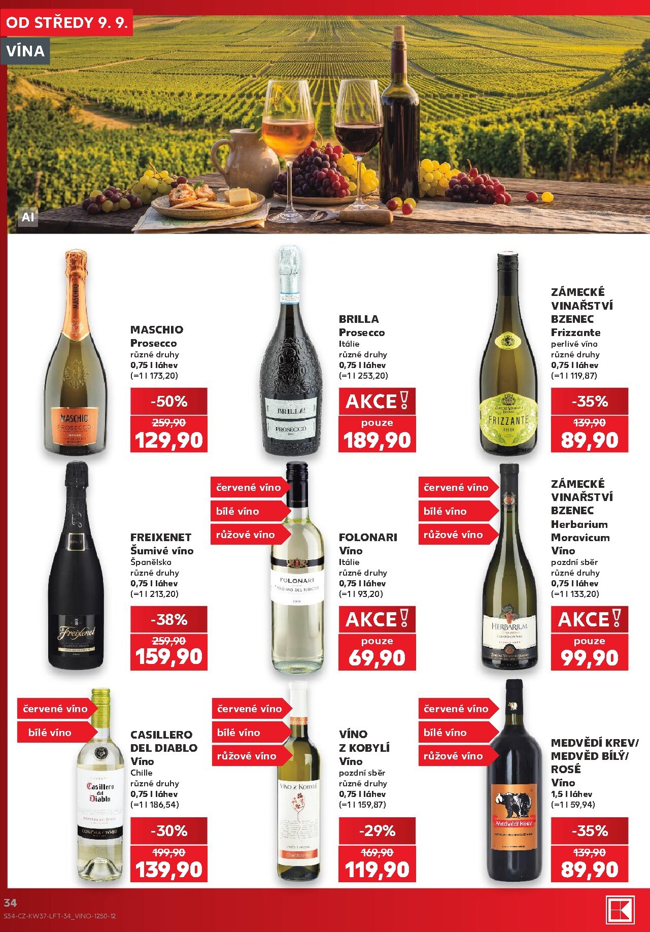 kaufland - Kaufland - Praha 4 leták na příští týden od středy 09.09.2026 do úterý 15.09.2026 - page: 34