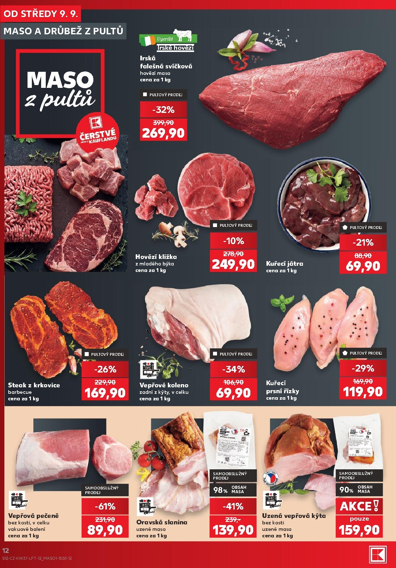 kaufland - Kaufland - Praha 4 leták na příští týden od středy 09.09.2026 do úterý 15.09.2026 - page: 12