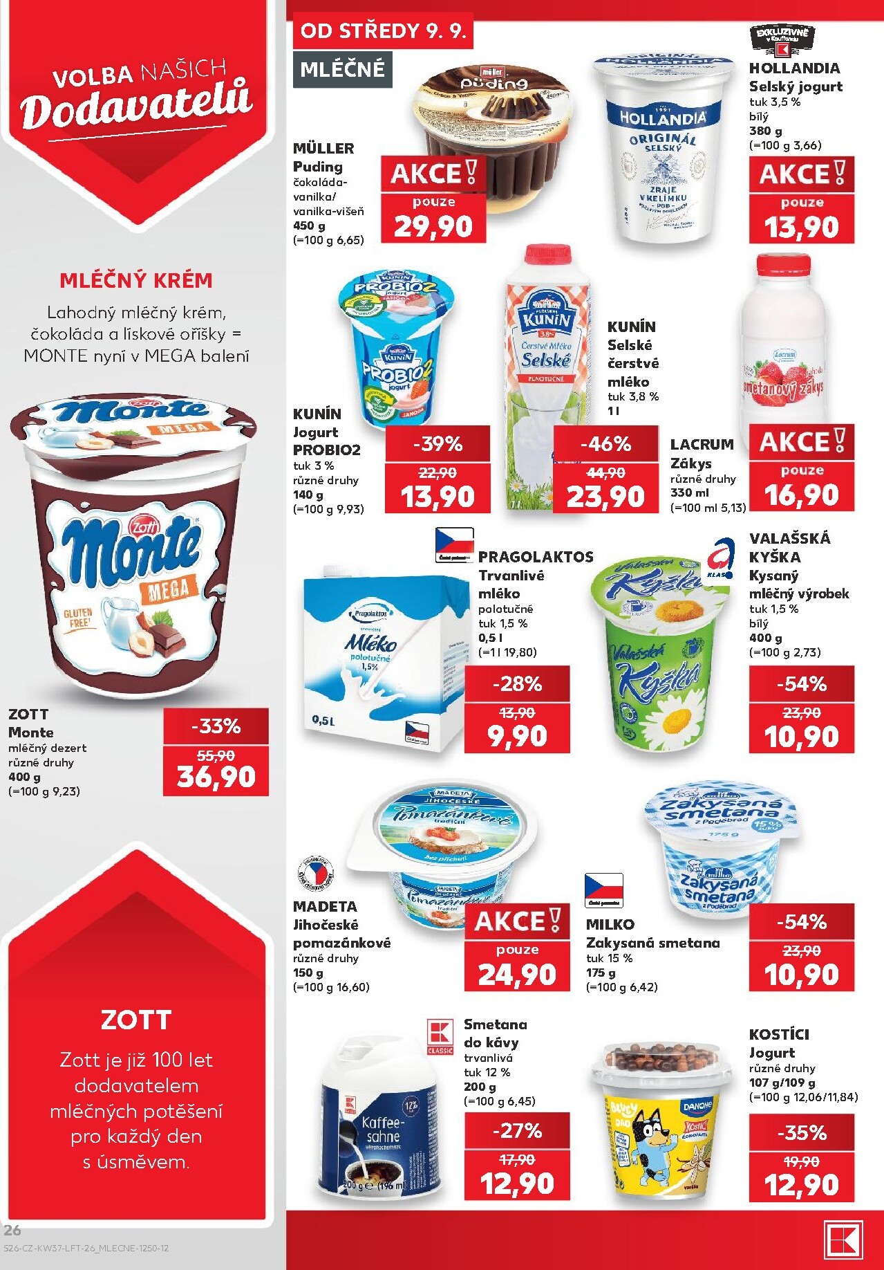 kaufland - Kaufland - Praha 4 leták na příští týden od středy 09.09.2026 do úterý 15.09.2026 - page: 26