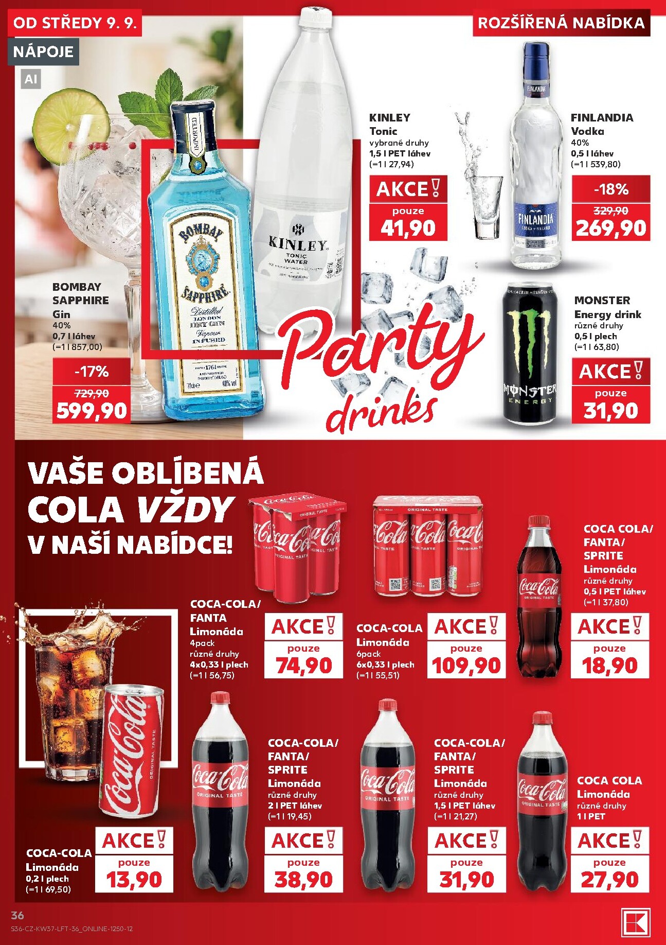 kaufland - Kaufland - Brno leták na příští týden od středy 09.09.2026 do úterý 15.09.2026 - page: 36