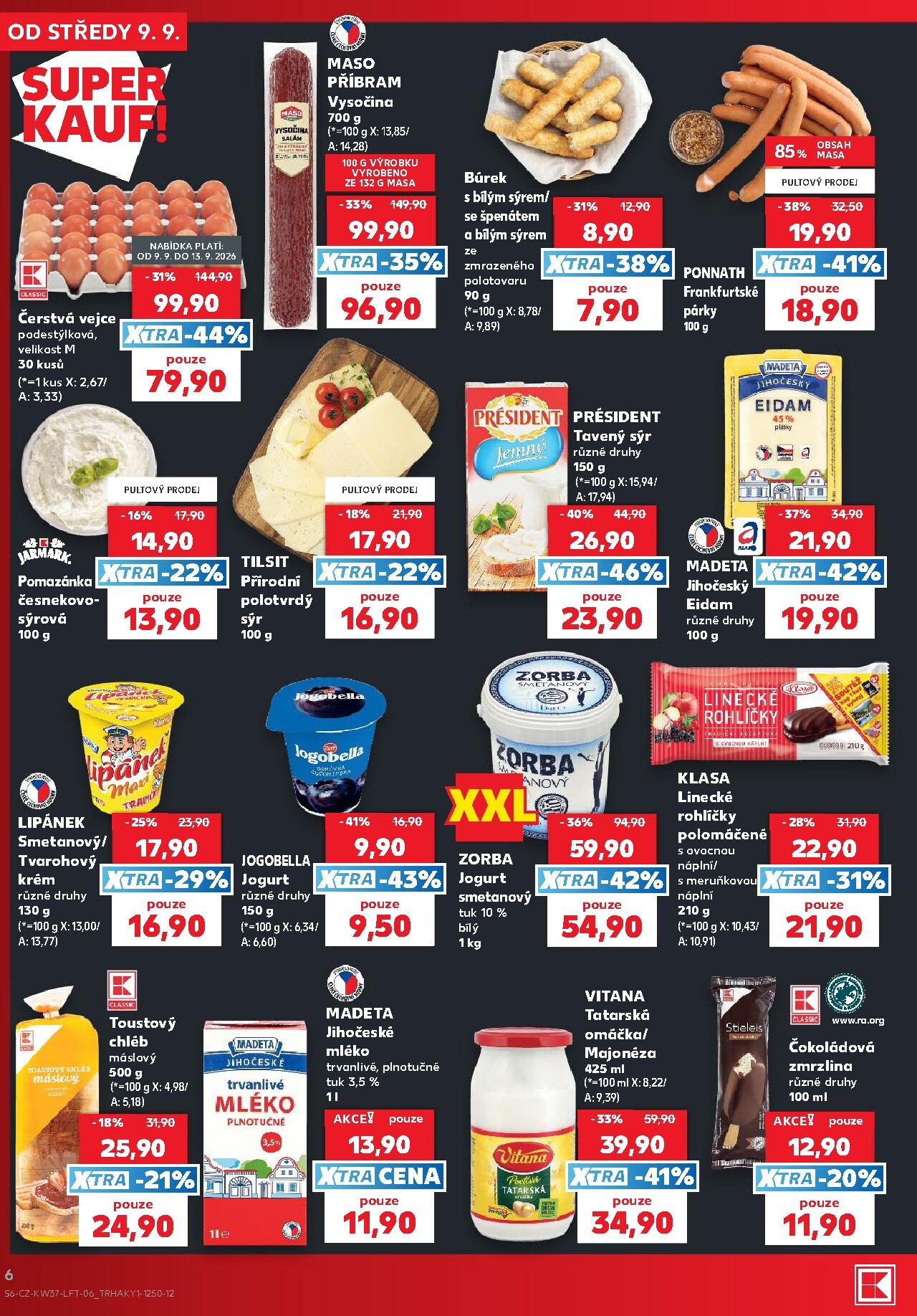 kaufland - Kaufland - Brno leták na příští týden od středy 09.09.2026 do úterý 15.09.2026 - page: 6
