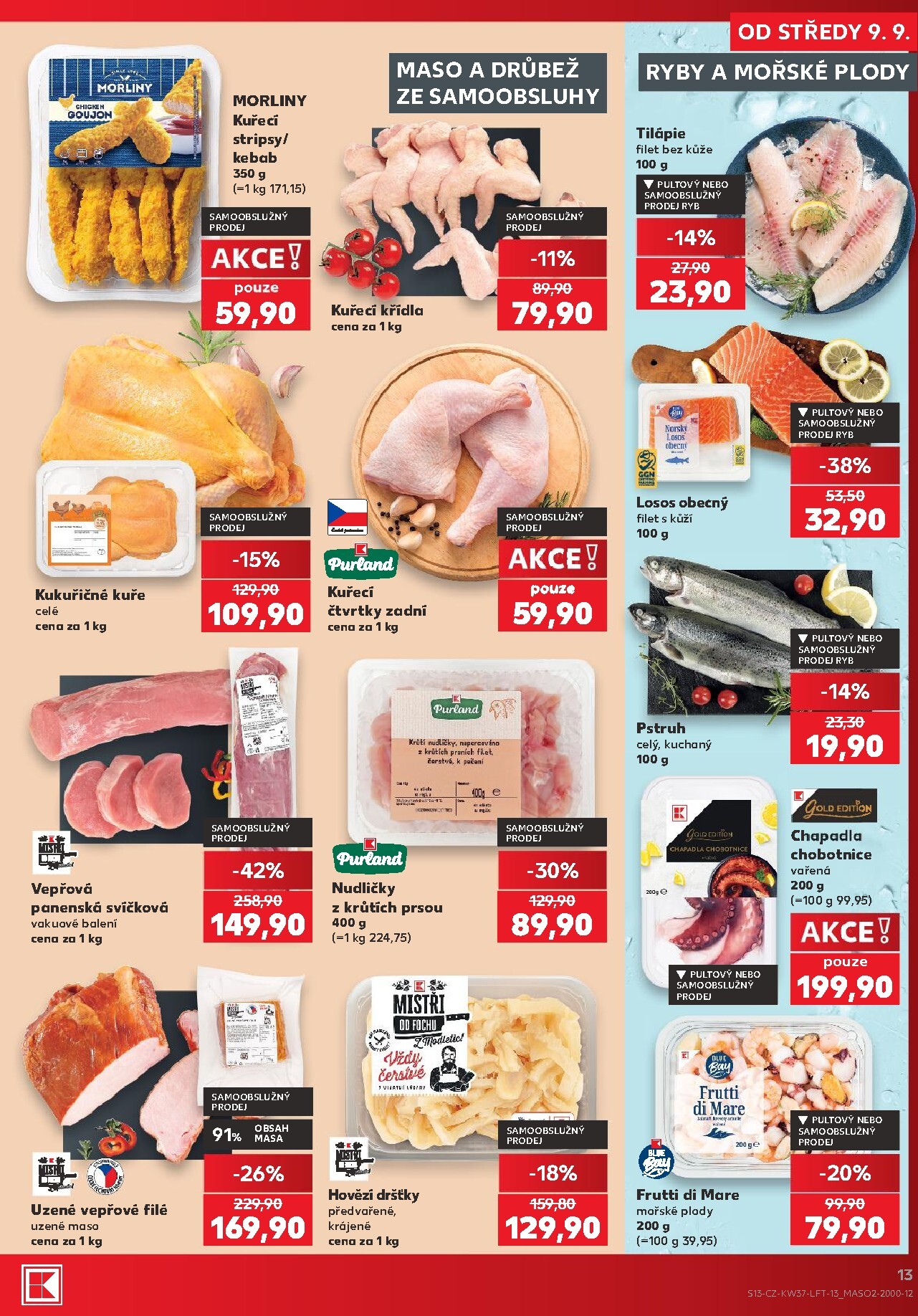 kaufland - Kaufland - Brno leták na příští týden od středy 09.09.2026 do úterý 15.09.2026 - page: 13