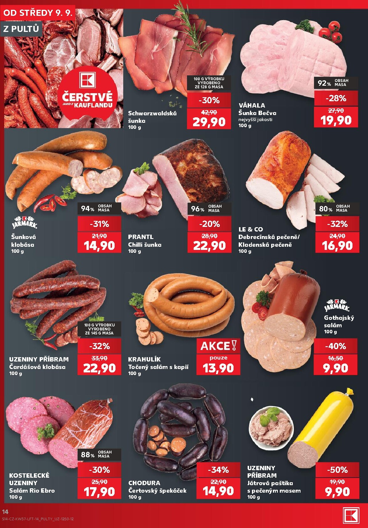 kaufland - Kaufland - Brno leták na příští týden od středy 09.09.2026 do úterý 15.09.2026 - page: 14