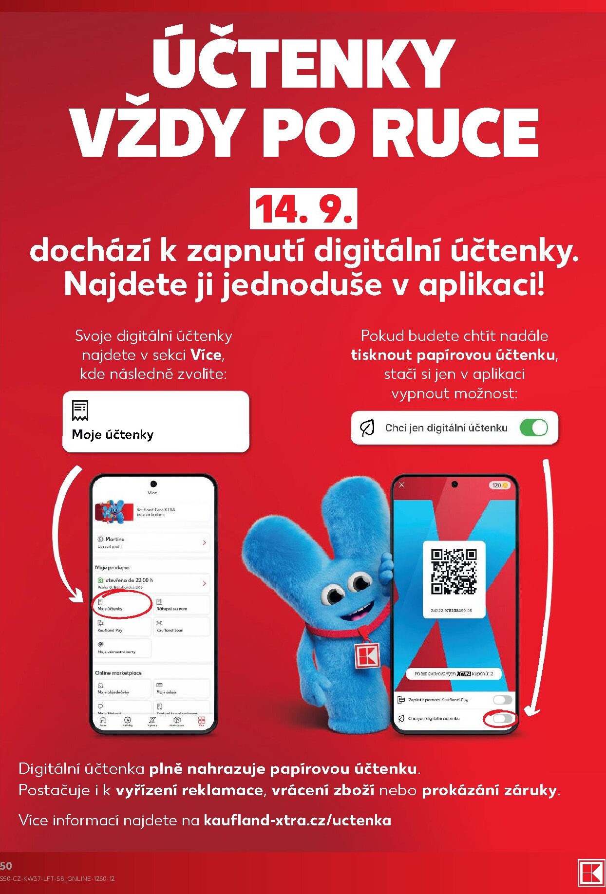 kaufland - Kaufland - Brno leták na příští týden od středy 09.09.2026 do úterý 15.09.2026 - page: 50